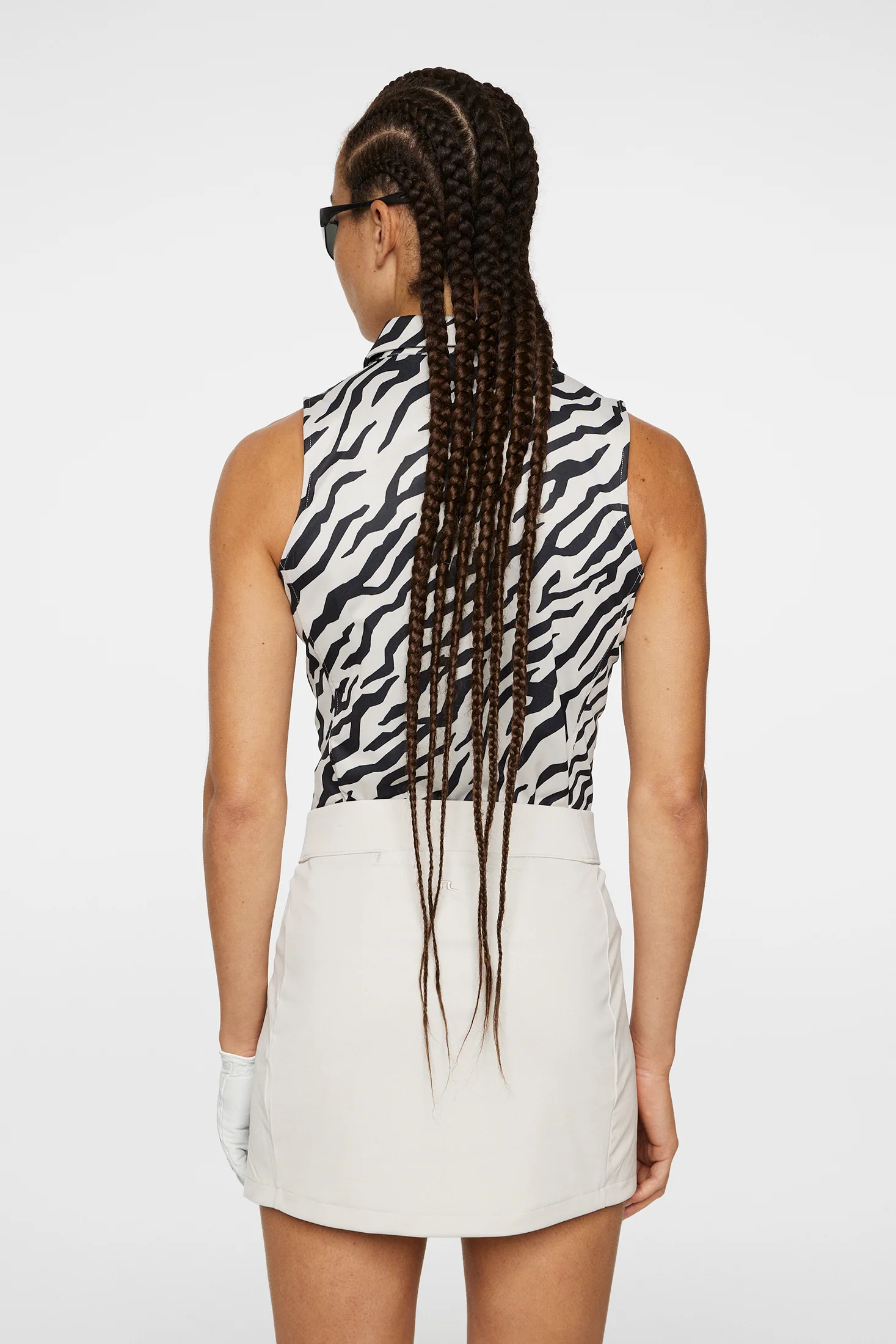 Dena Print Sleeveless Top / Tour Tiger Moonbeam M - Image 3