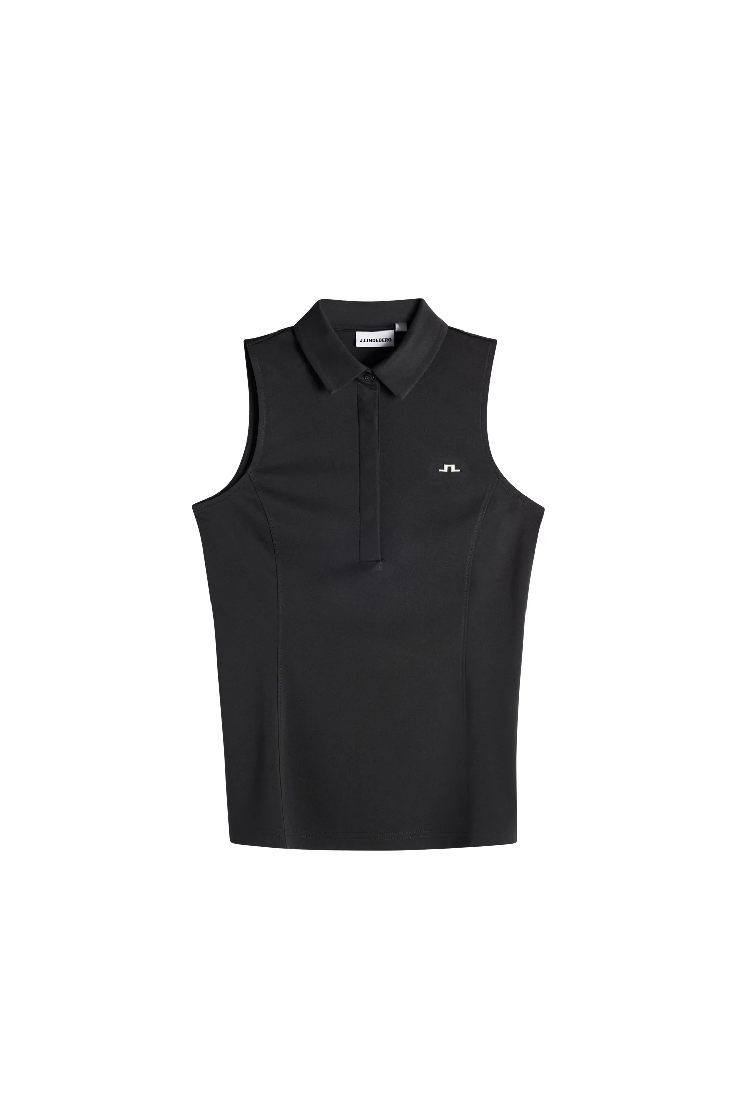 Dena Sleeveless Polo / Black