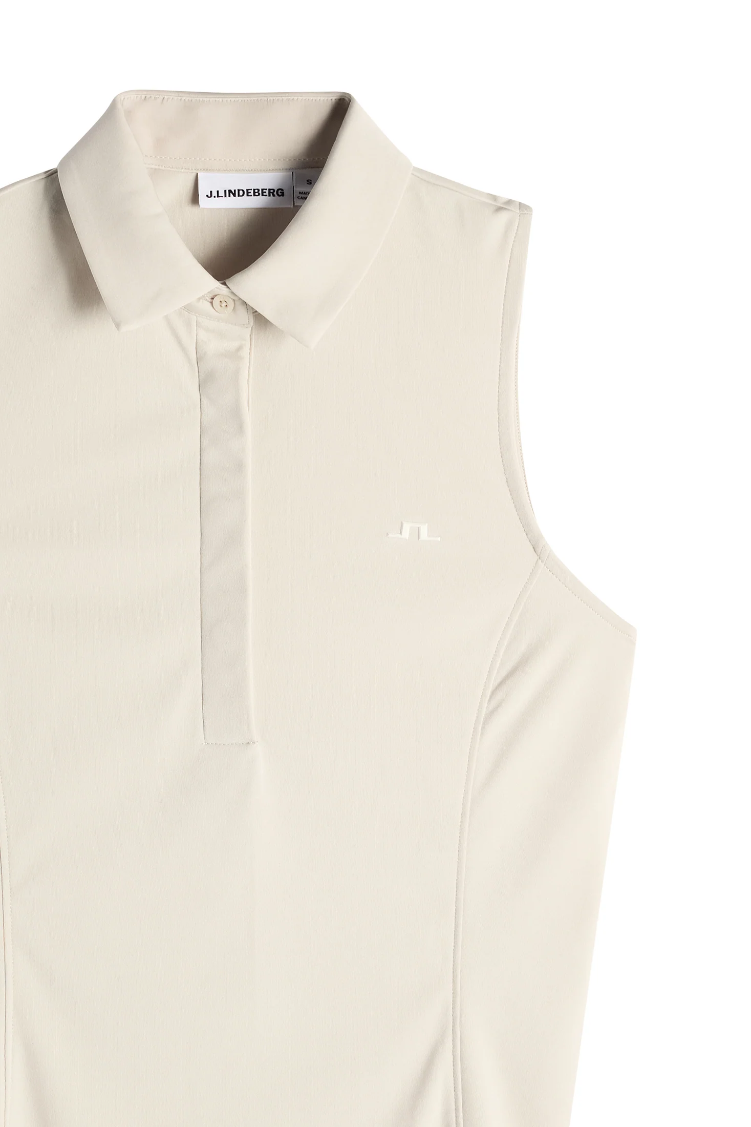 Dena Sleeveless Polo / Moonbeam - Image 6
