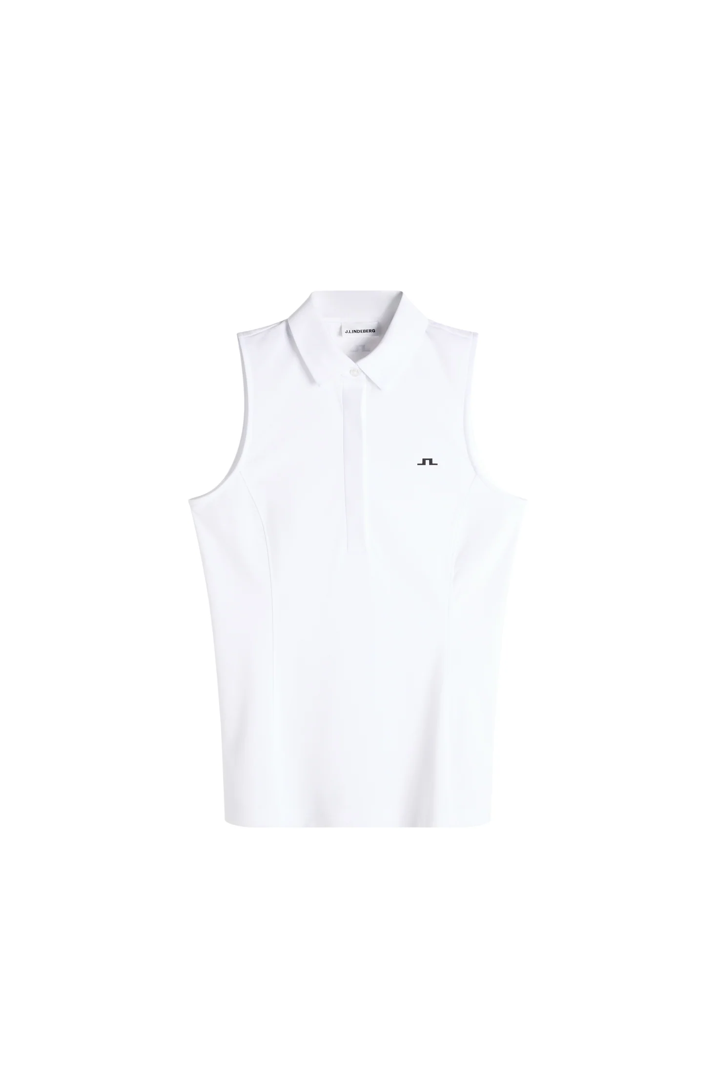 Dena Sleeveless Polo / White