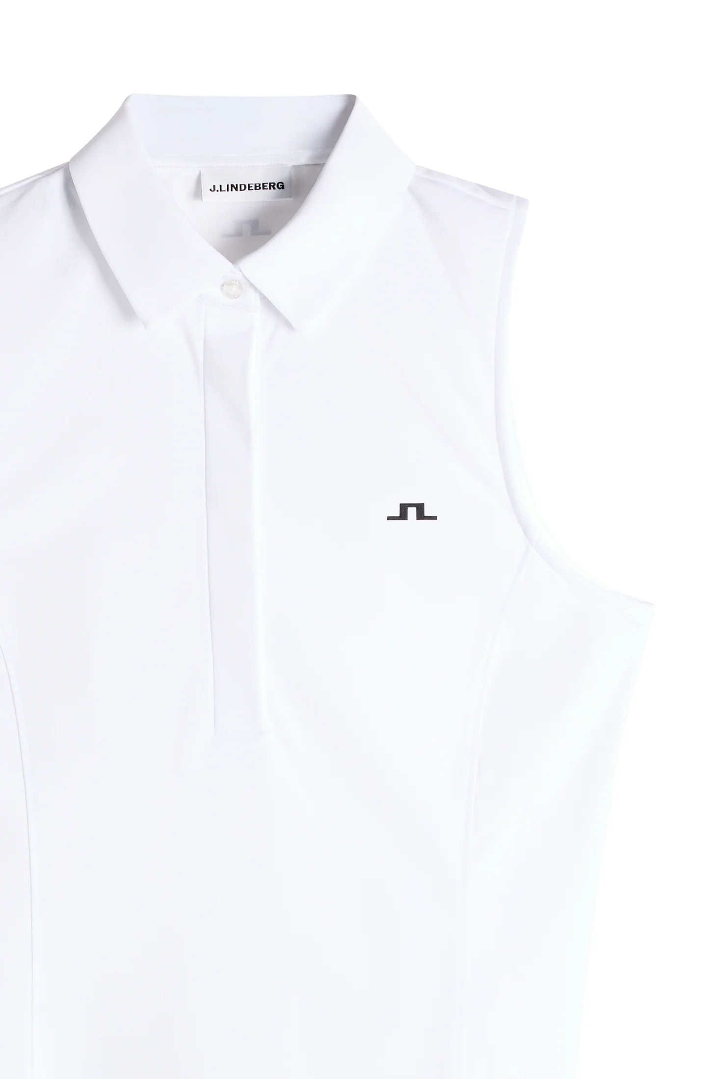 Dena Sleeveless Polo / White - Image 6