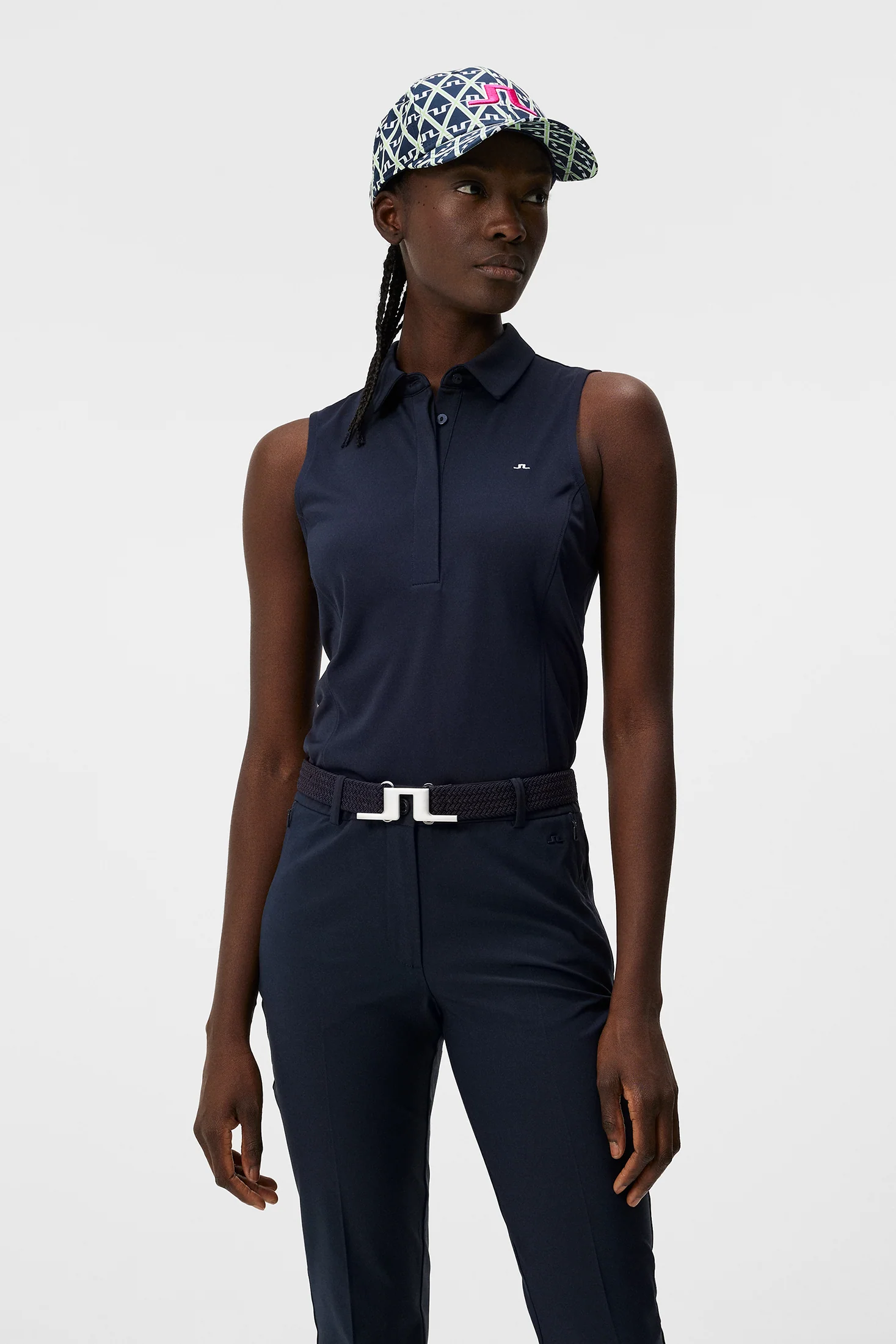 Dena Sleeveless Top / JL Navy - Image 2