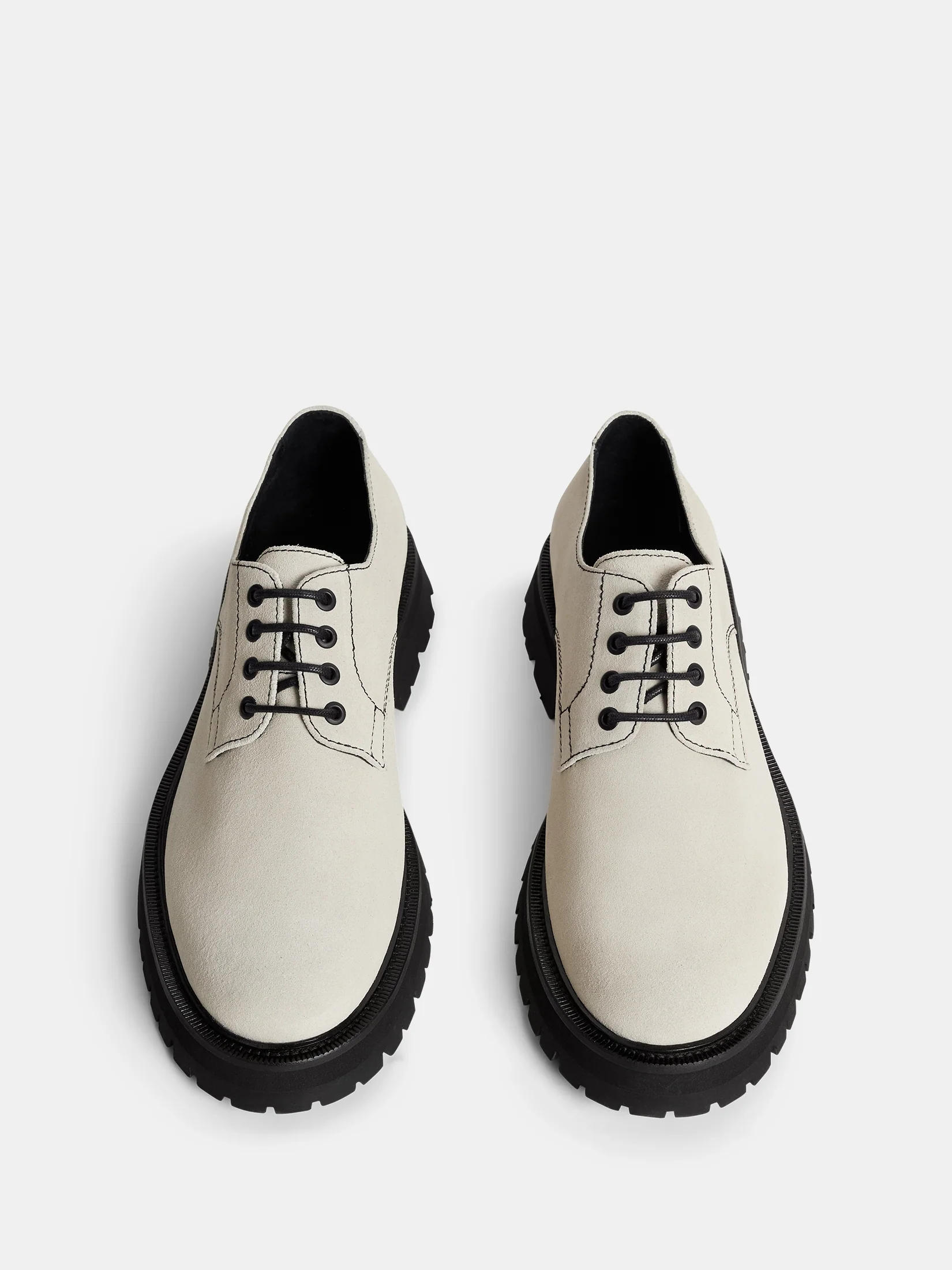 Derby Suede Shoe / Moonbeam - Image 3