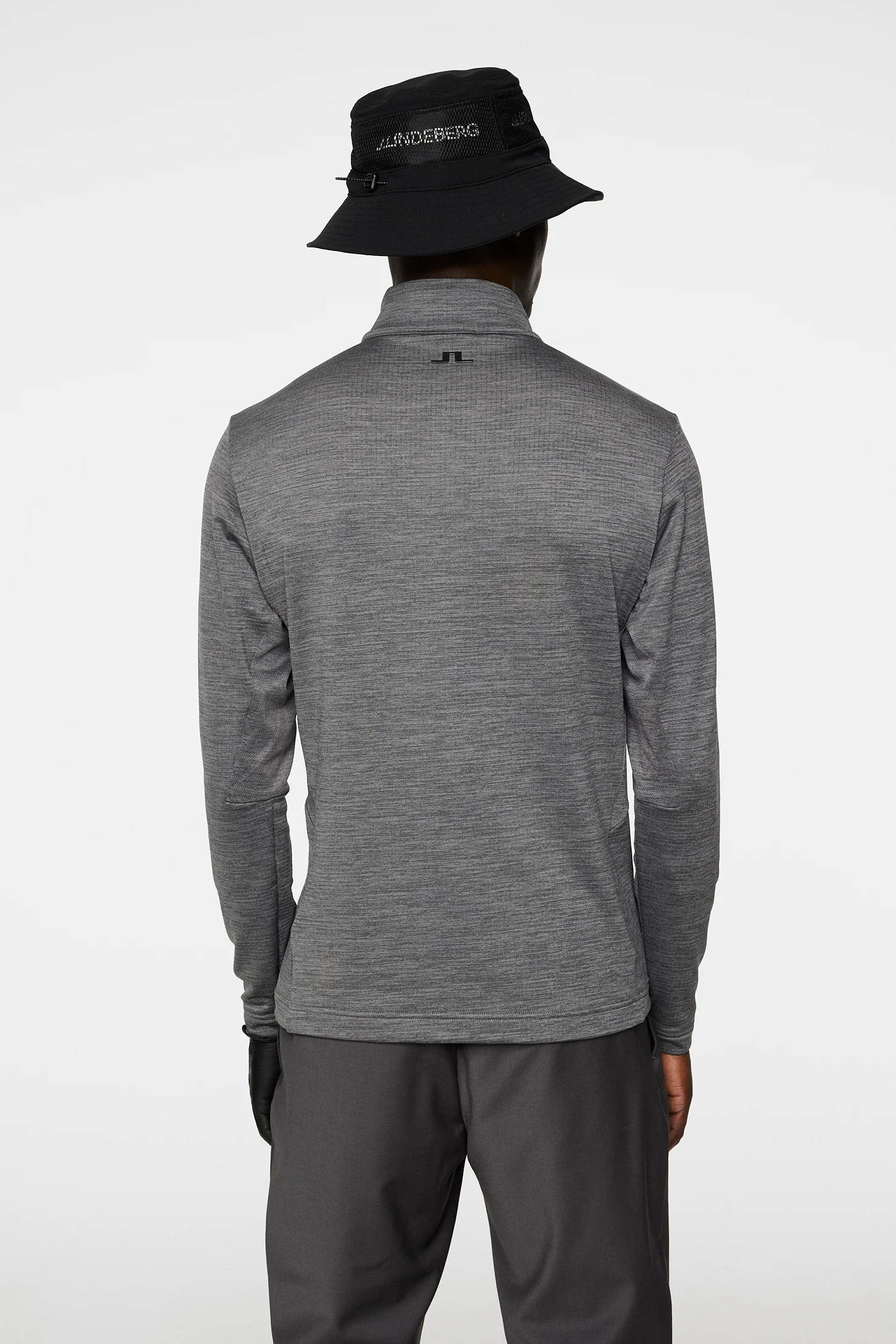 Destry Zip Mid Layer / Dark Grey Melange - Image 3