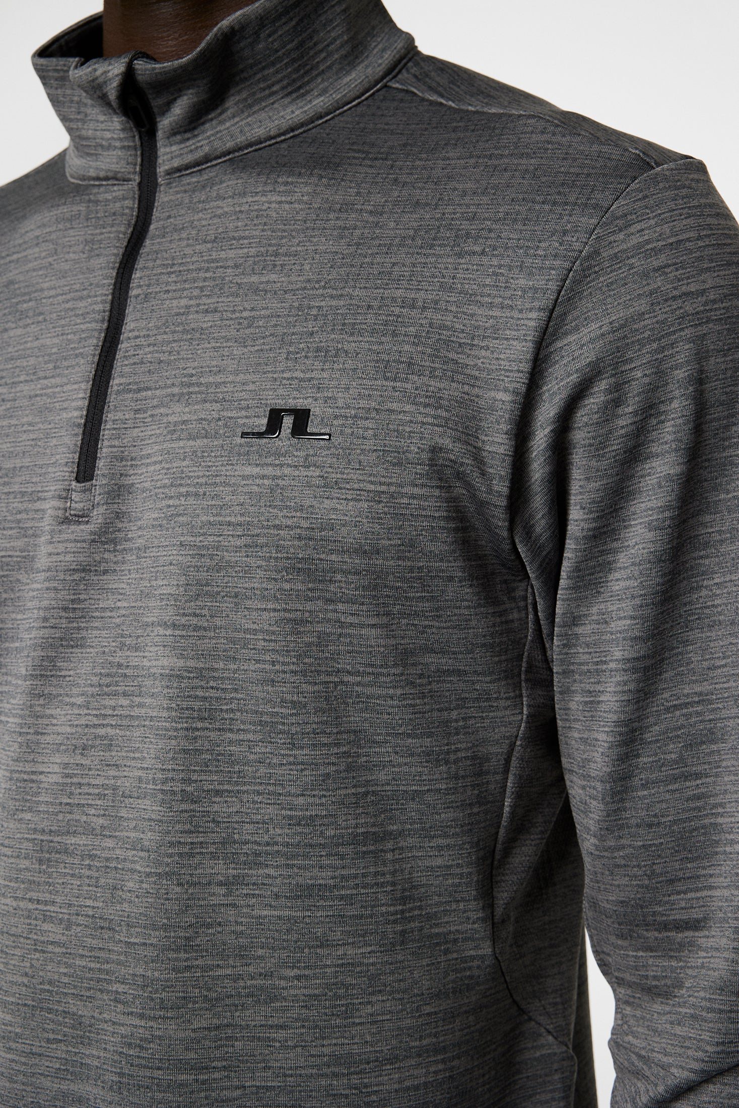 Destry Zip Mid Layer / Dark Grey Melange - Image 6