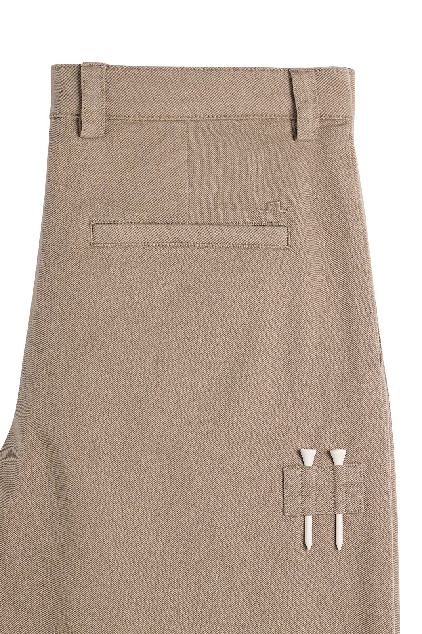 Devyn Straight Cotton Pants / Brindle - Image 2