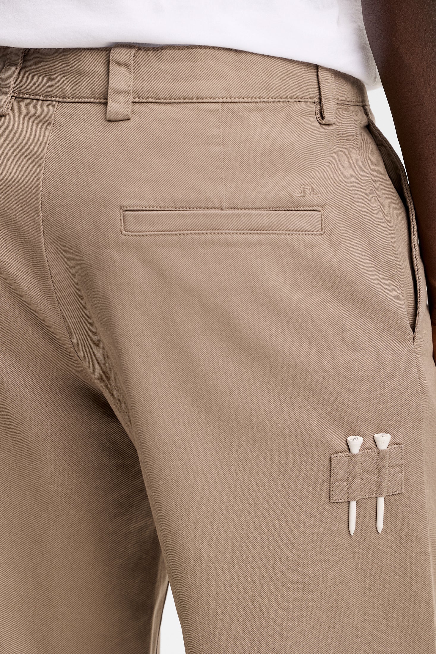 Devyn Straight Cotton Pants / Brindle - Image 7