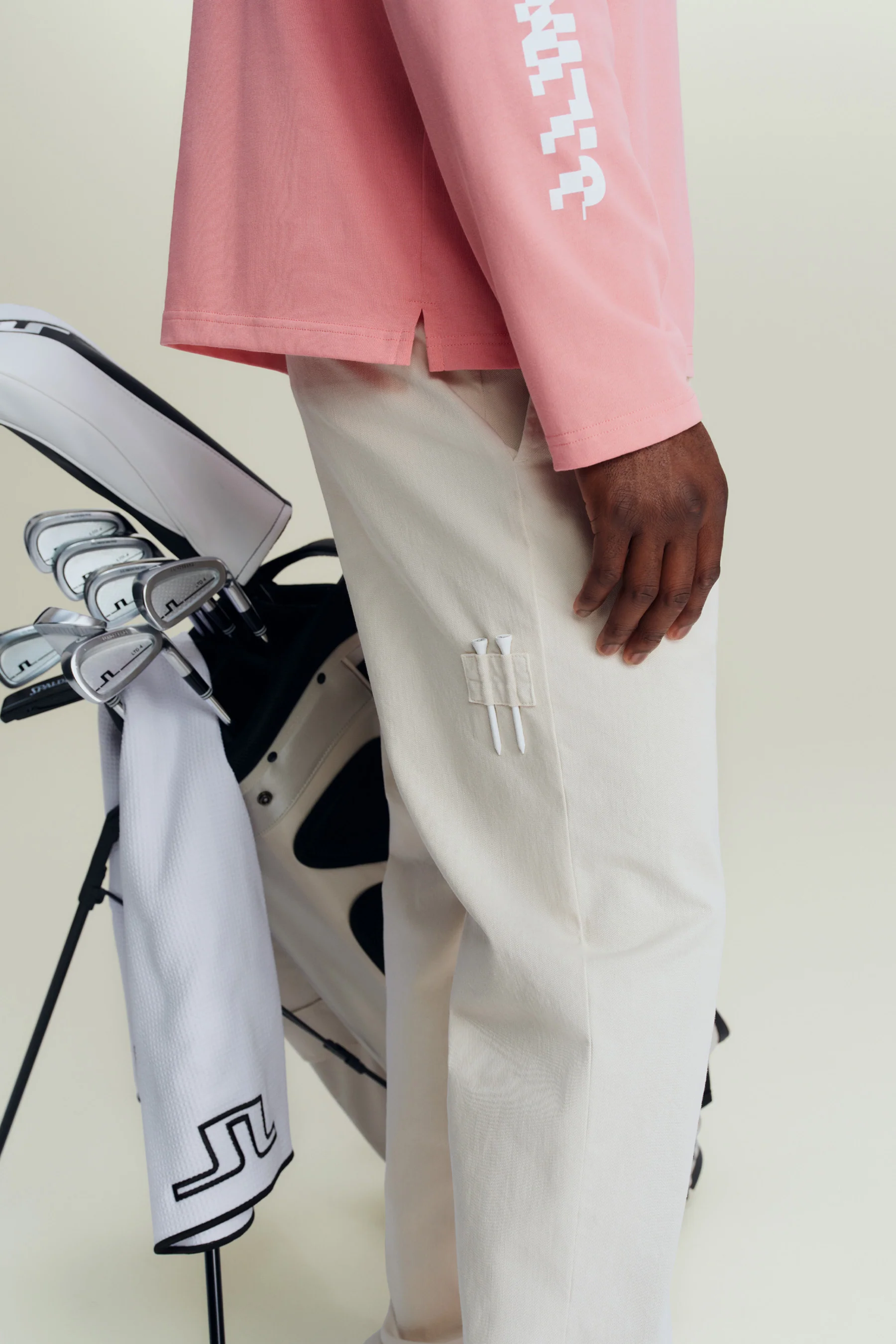 Devyn Straight Cotton Pants / White - Image 9