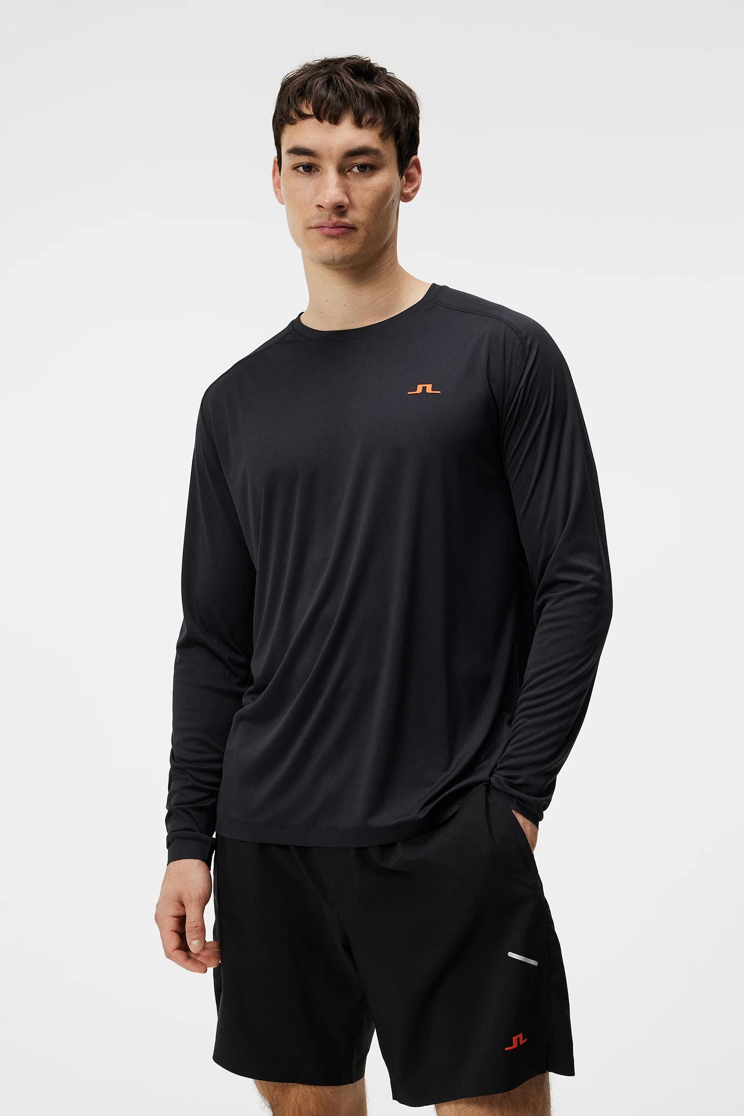Diamond Long Sleeve Tee / Black - Image 3