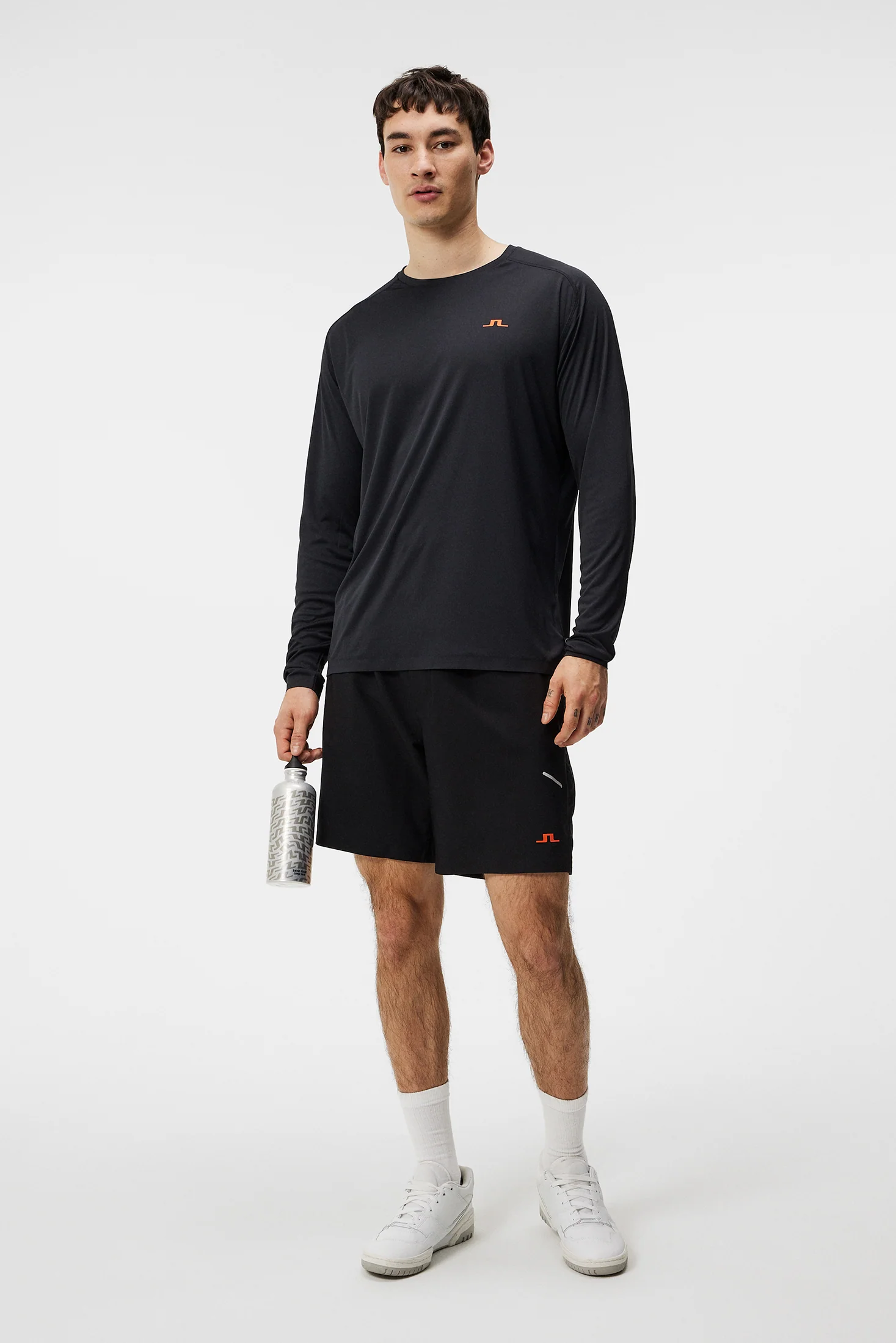 Diamond Long Sleeve Tee / Black - Image 5