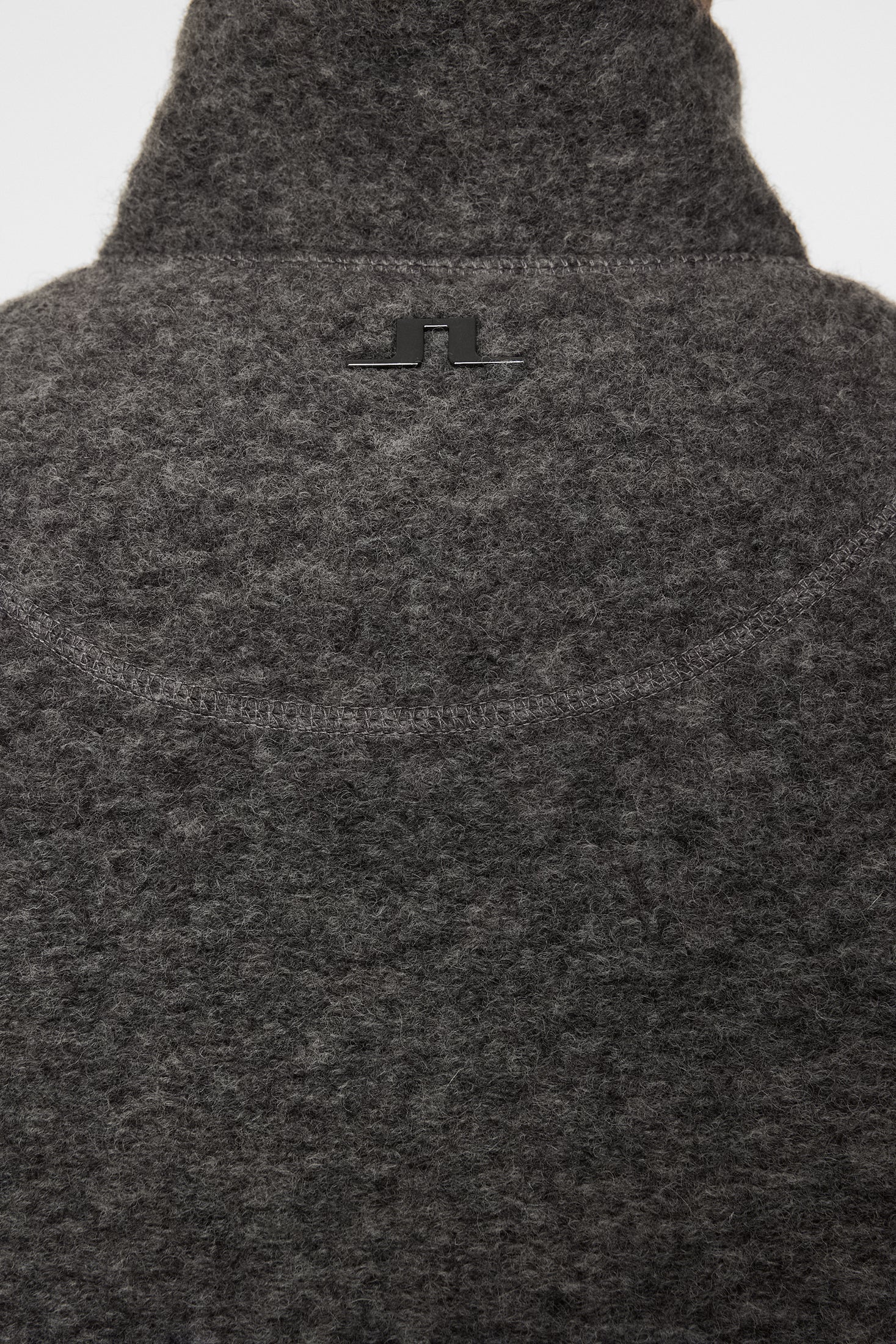Duncan Wool Fleece Vest / Light Grey Melange - Image 6