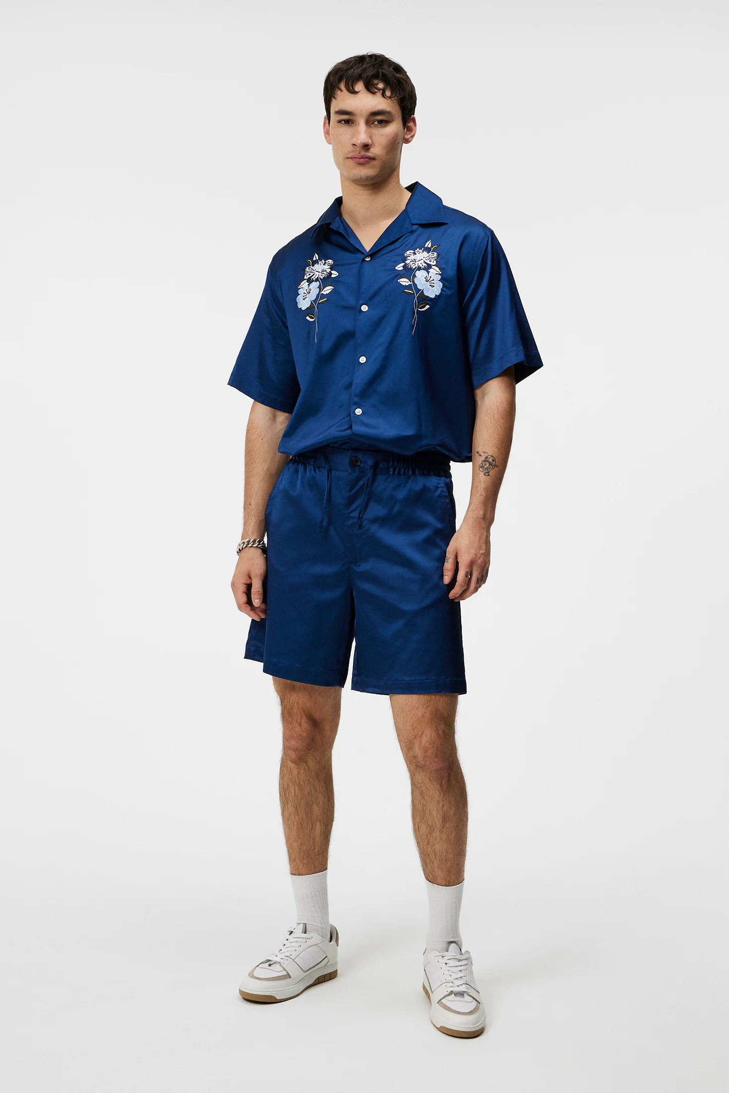Earl Silky Shorts / Estate Blue - Image 4