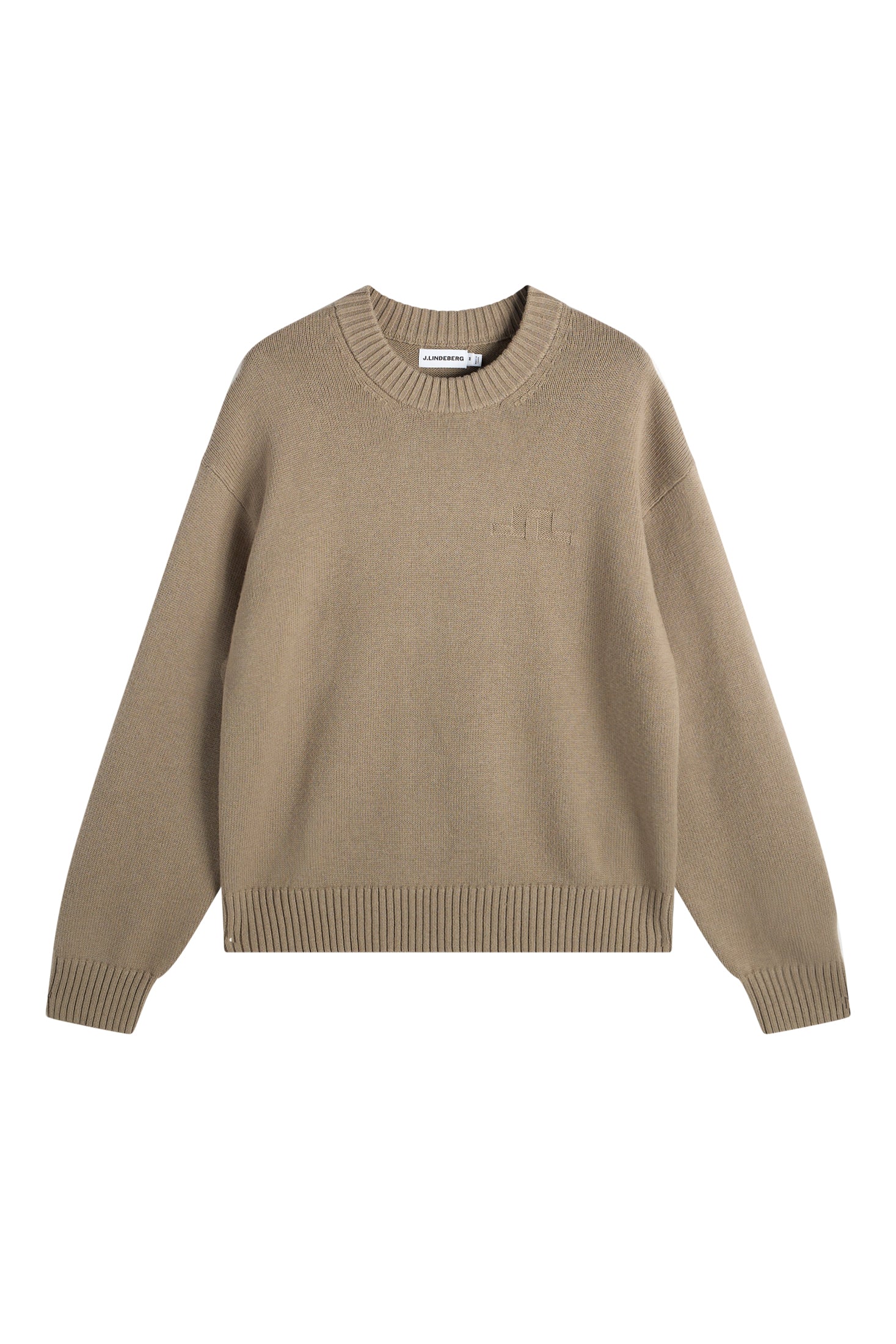Eddy Cotton Wool Crew Neck / Brindle