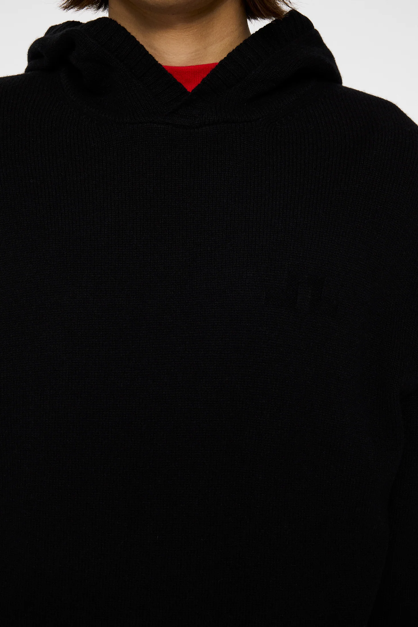 Edward Knitted Hoodie / Black - Image 6