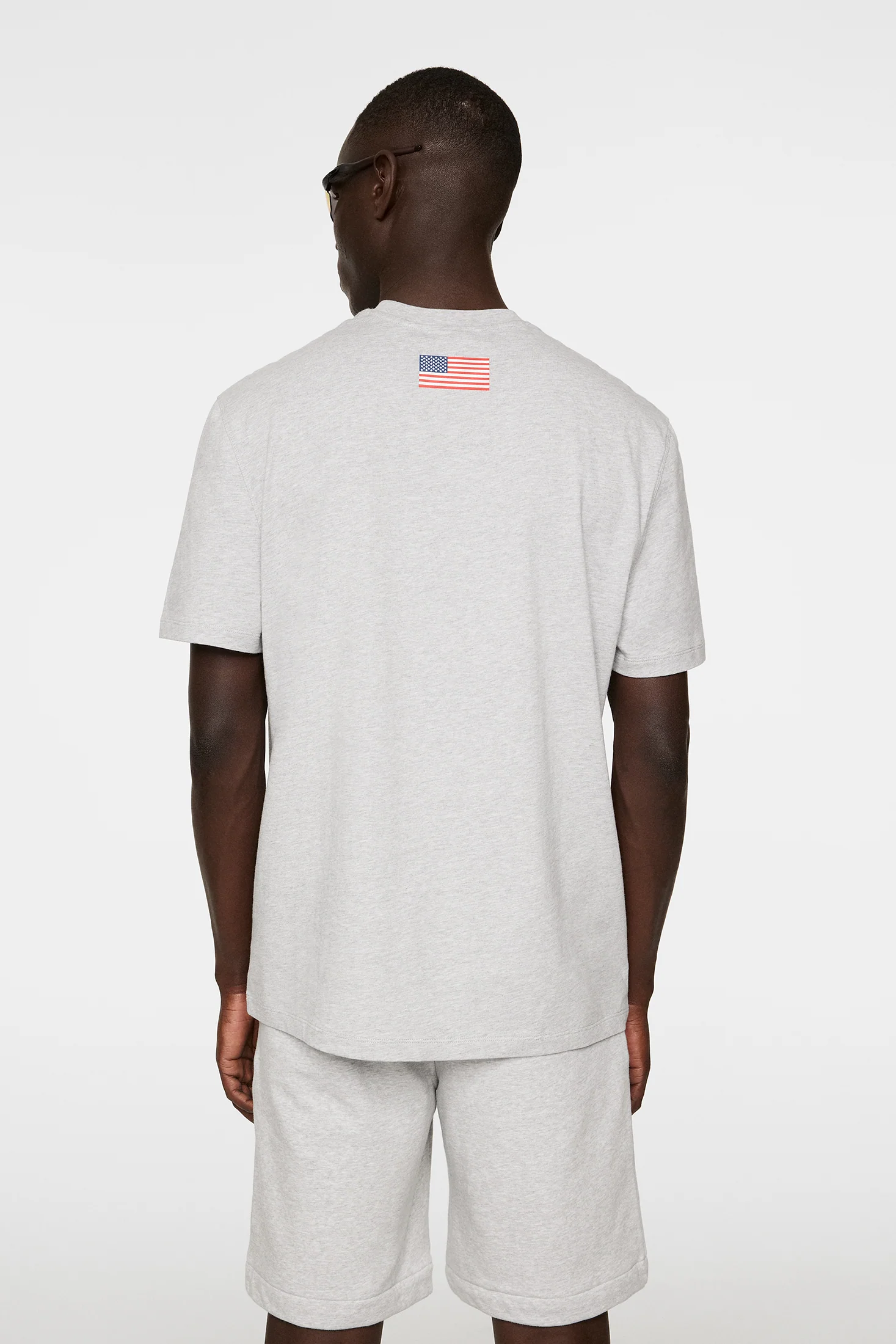 Elie Unisex T-Shirt / Light Grey Melange - Image 4