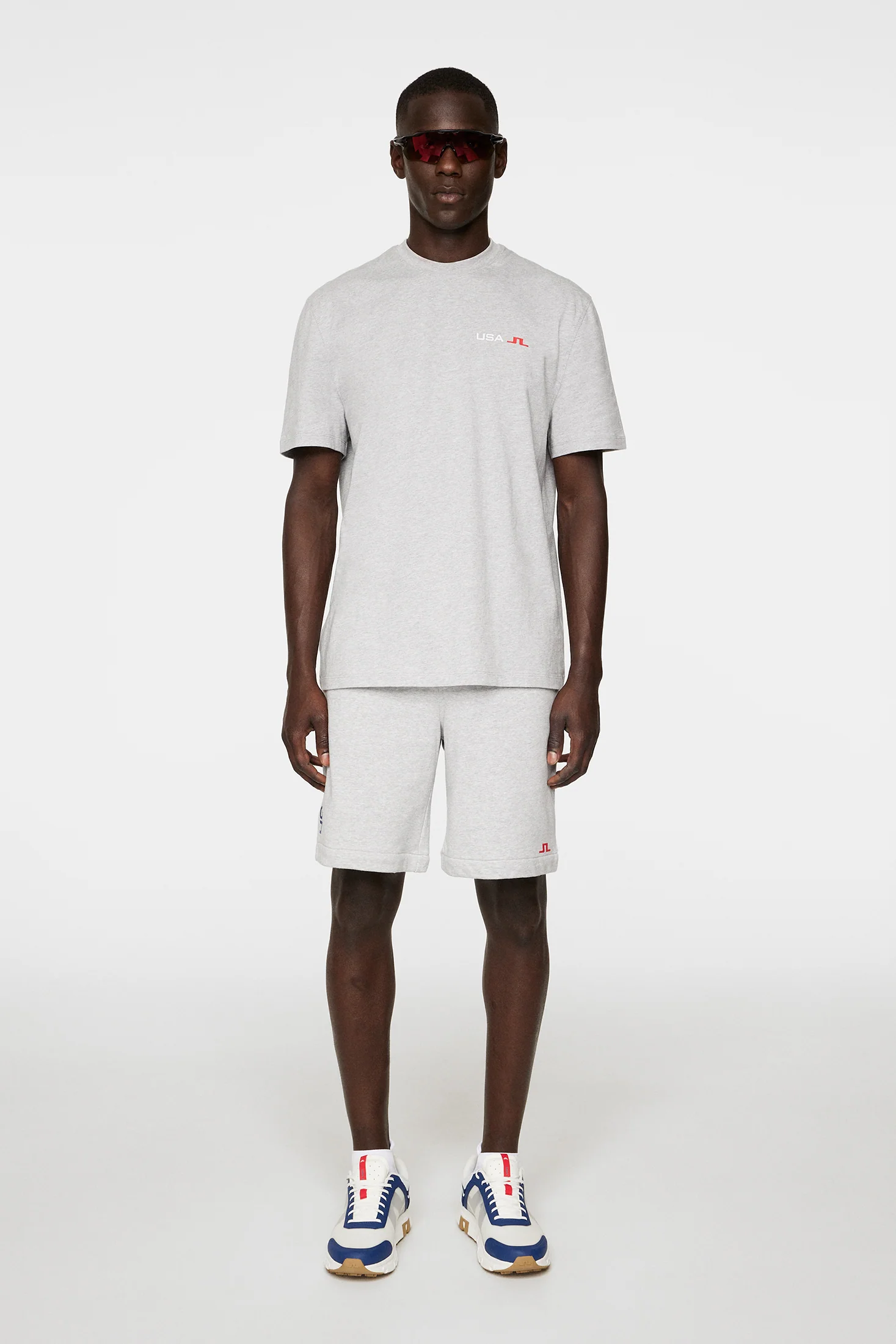 Elie Unisex T-Shirt / Light Grey Melange - Image 5