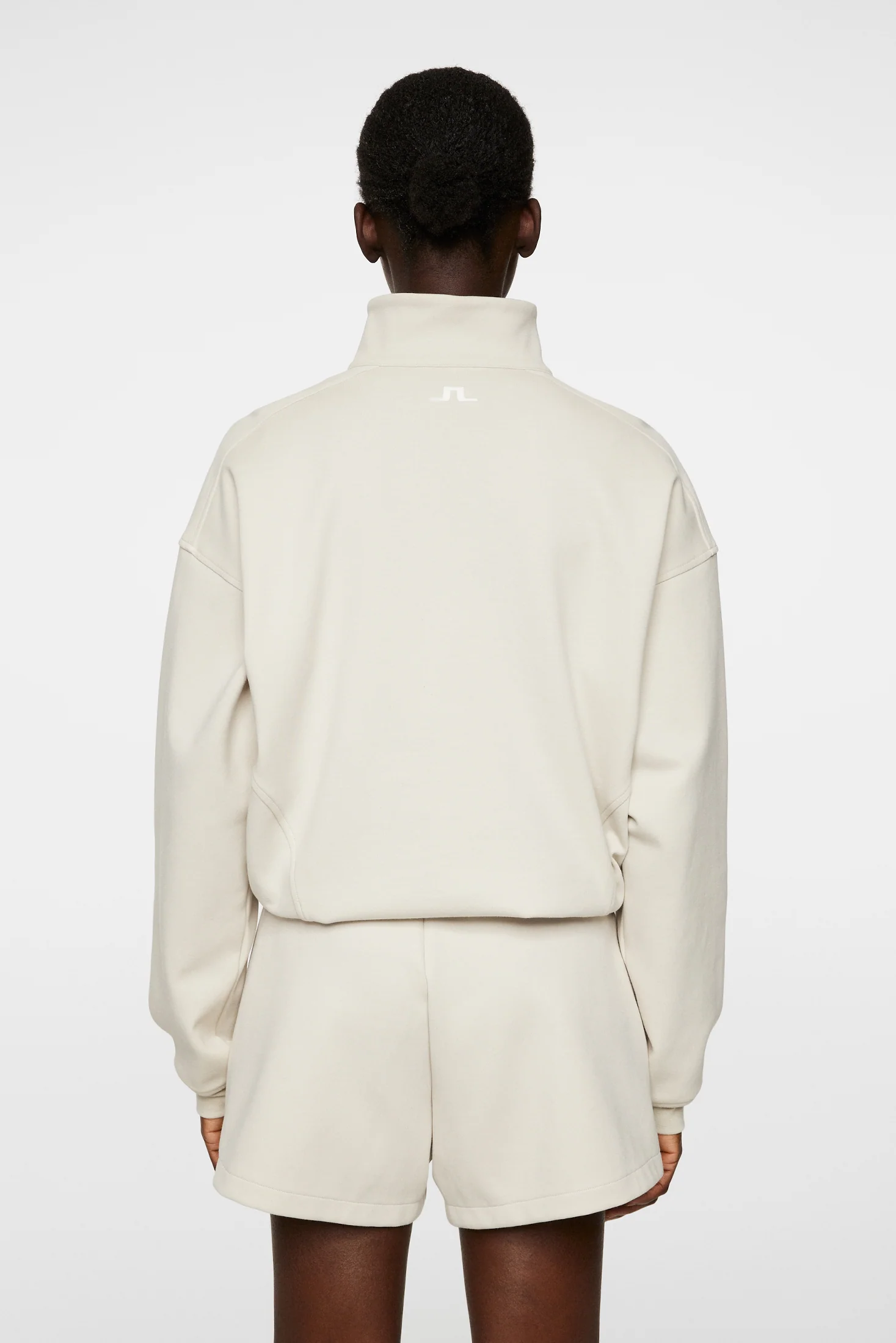 Elin Zip Sweatshirt / Moonbeam - Image 4