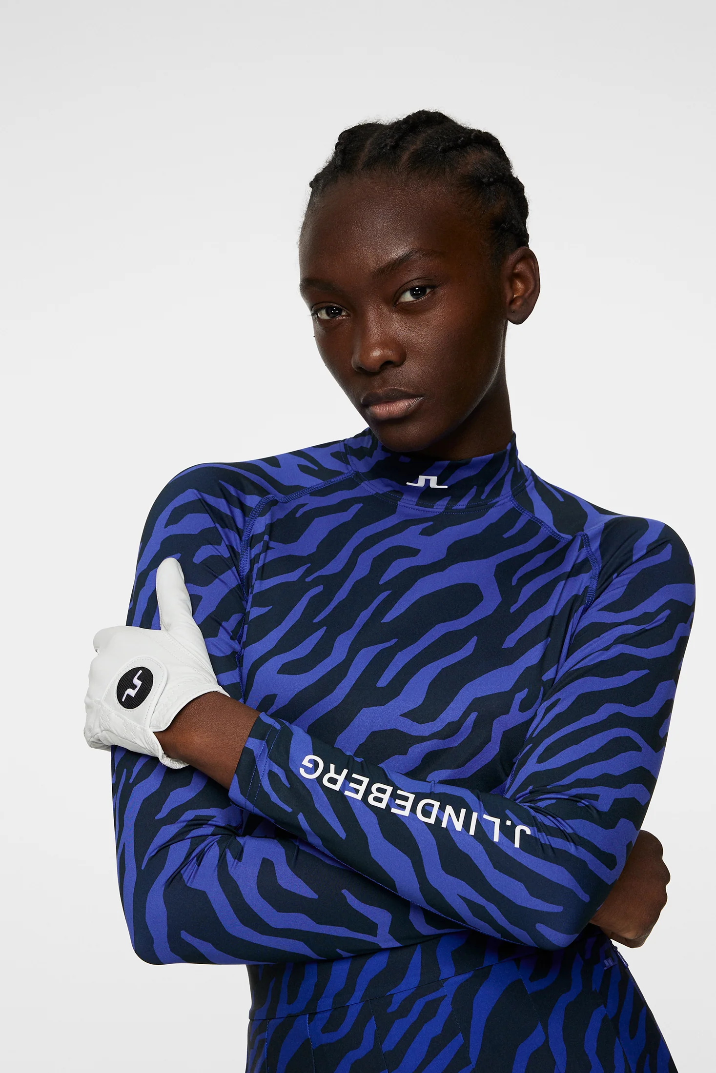 Ella Print Compression Top / Tour Tiger Clematis M - Image 5