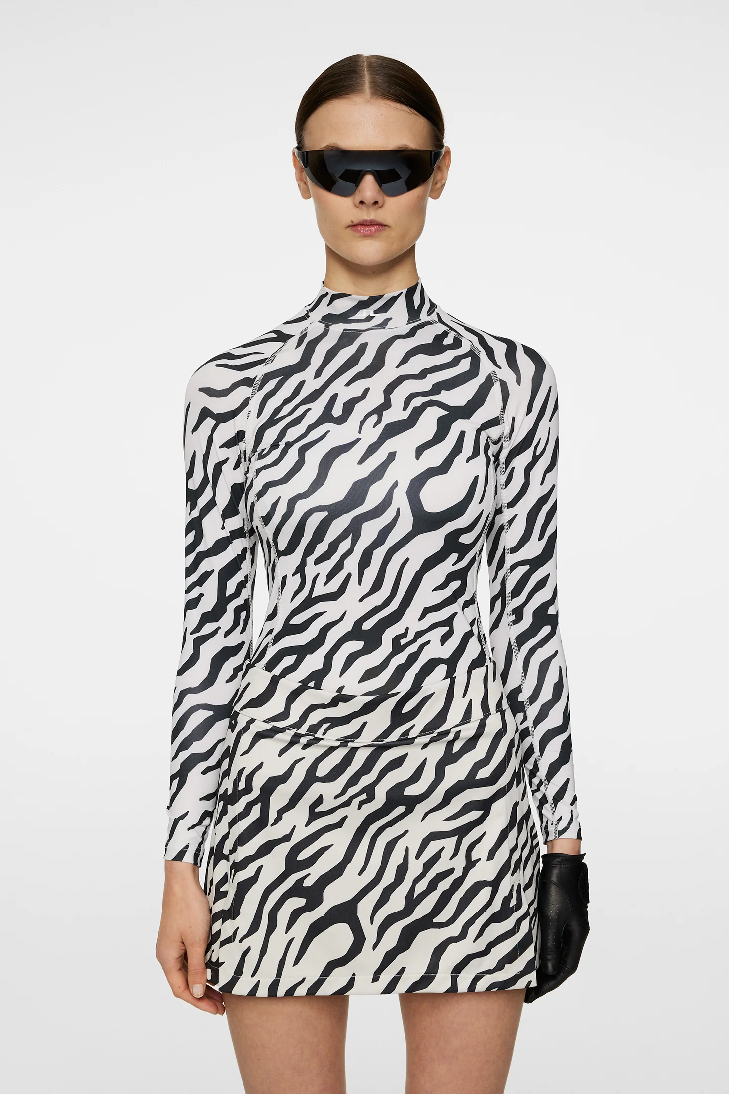 Ella Print Compression Top / Tour Tiger Moonbeam M - Image 2