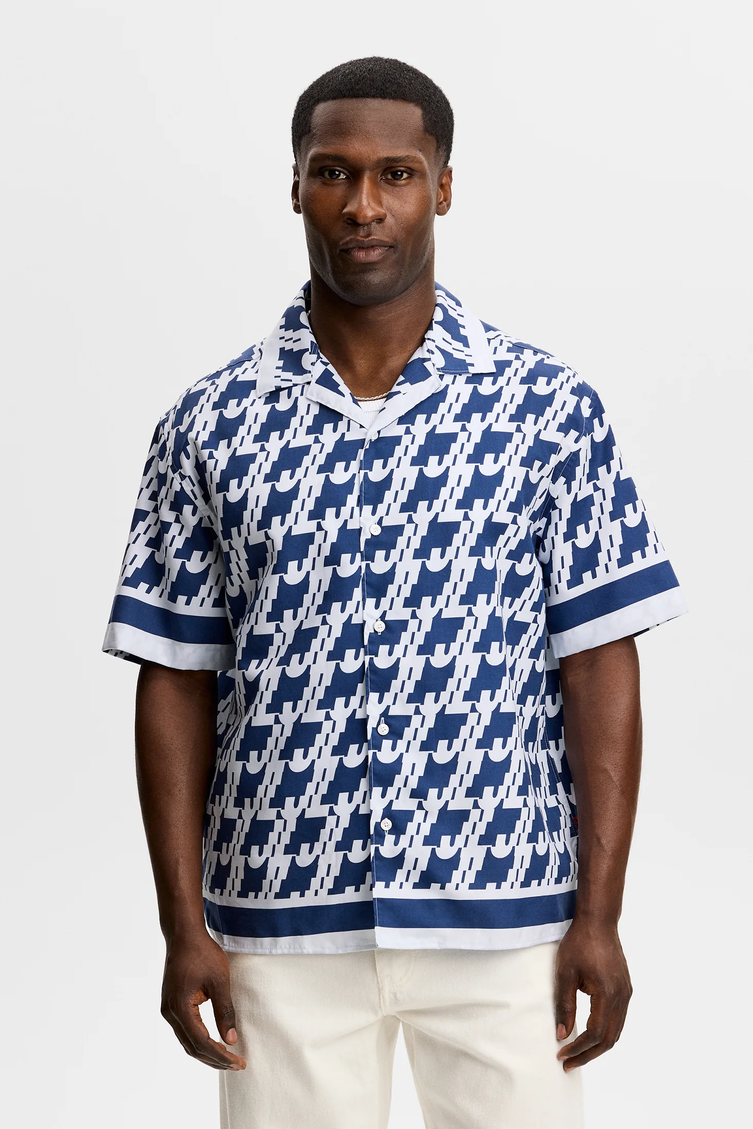Ellis Border Resort Shirt / Estate Blue - Image 2