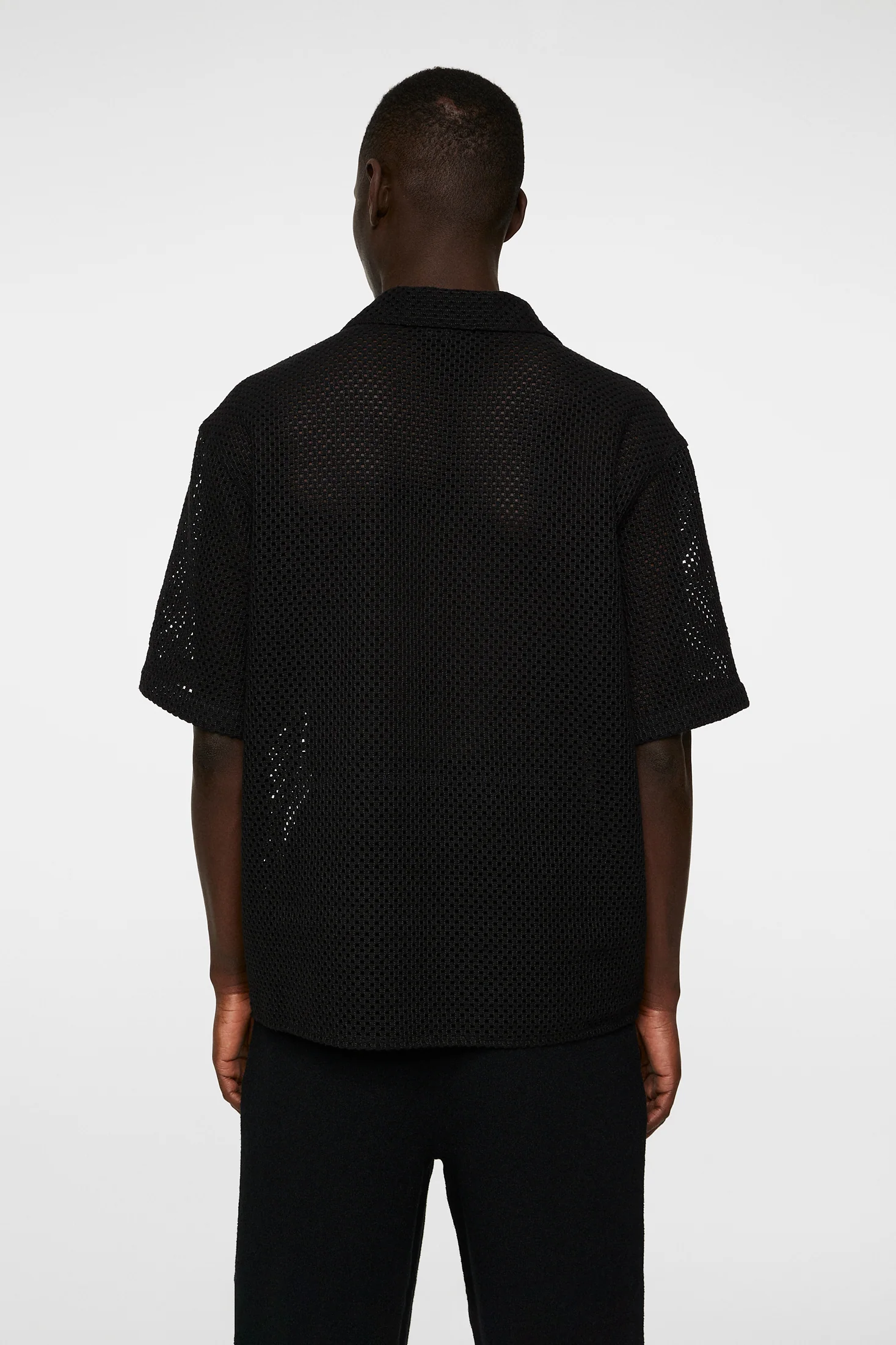 Ellis Crochet Shirt / Black - Image 3