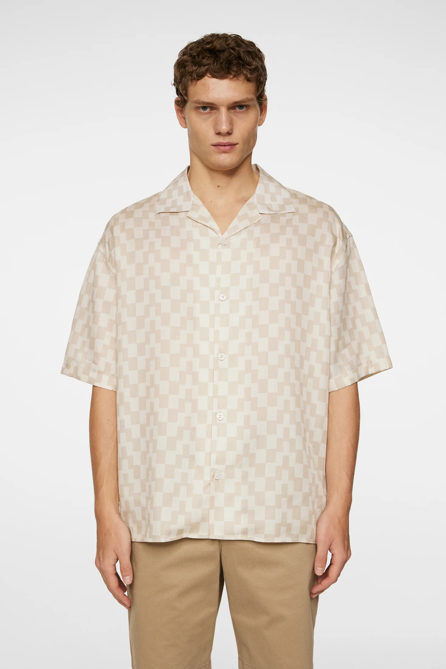Ellis Stack Bridge Print Shirt / Moonbeam - Image 2
