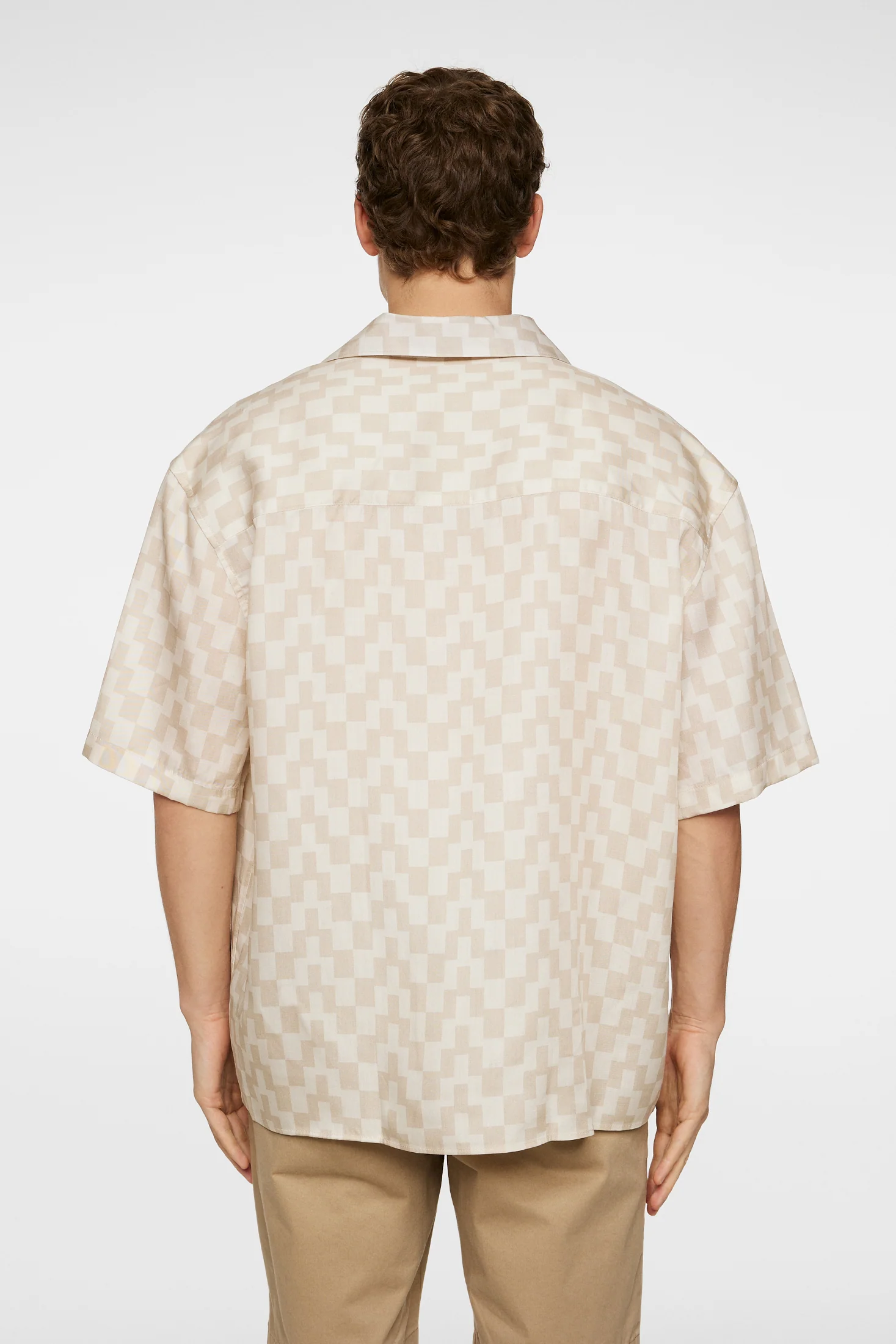 Ellis Stack Bridge Print Shirt / Moonbeam - Image 3