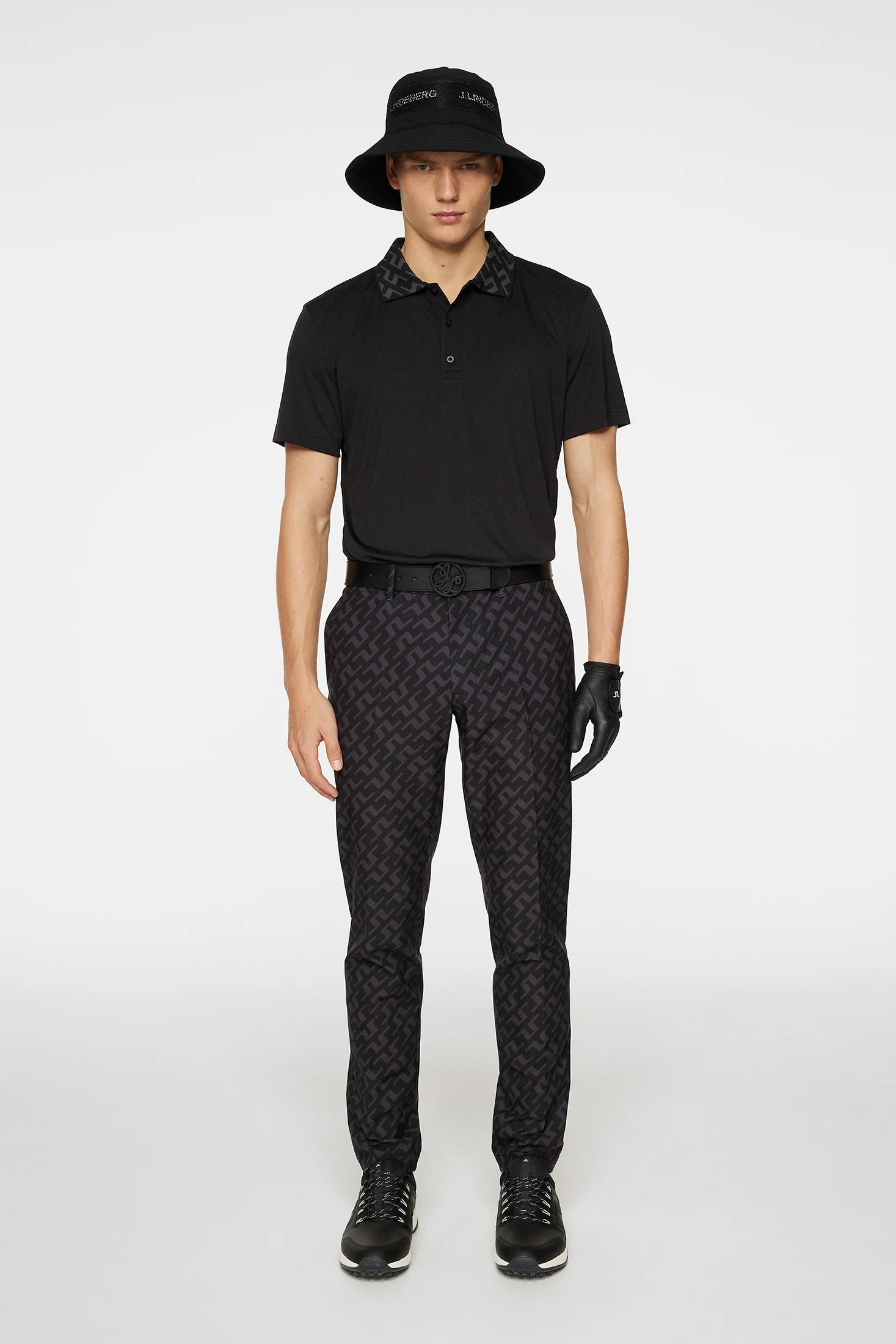 Ellott Print Pant / Bias Bridge Black - Image 4