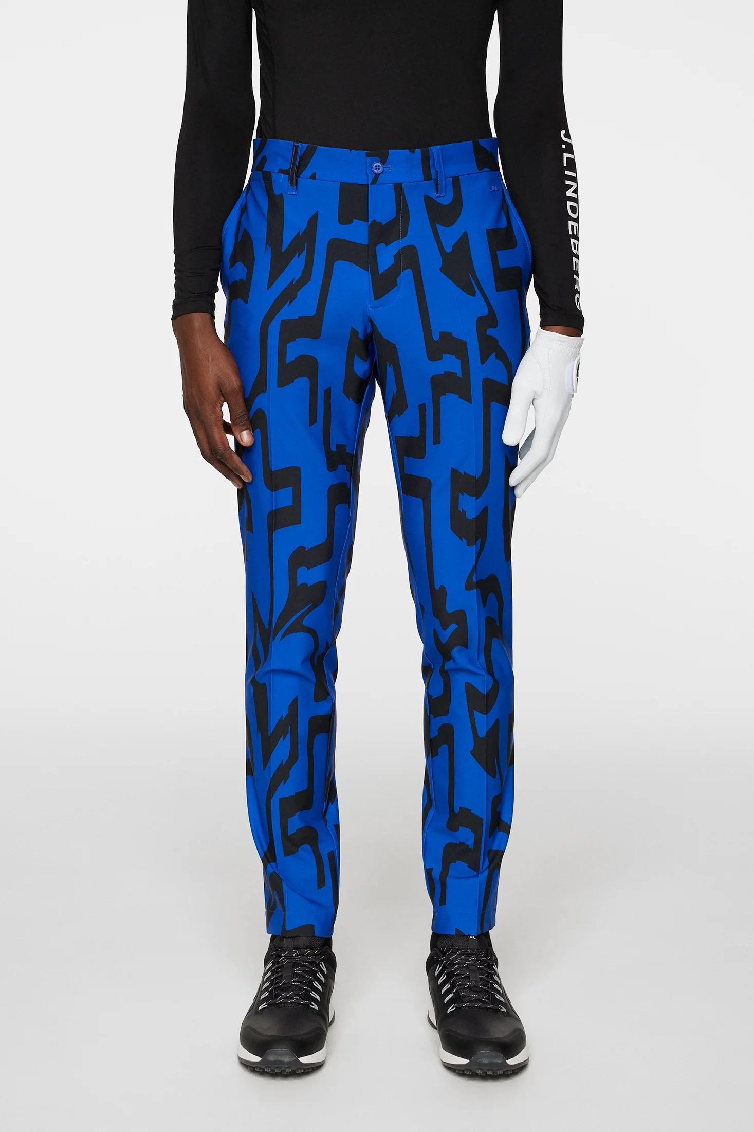 Ellott Print Pant / Glitch Bridge Blue - Image 2