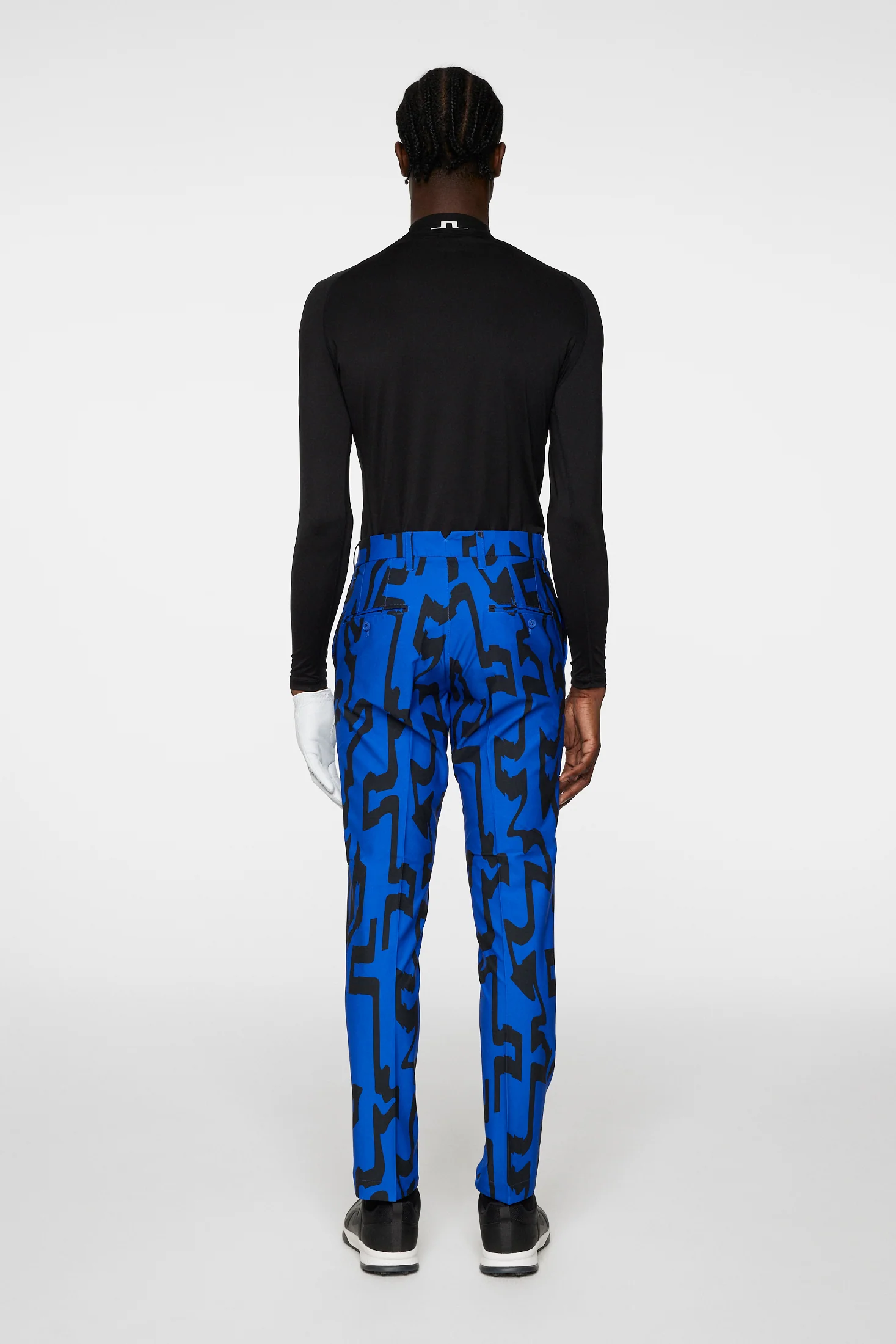 Ellott Print Pant / Glitch Bridge Blue - Image 3