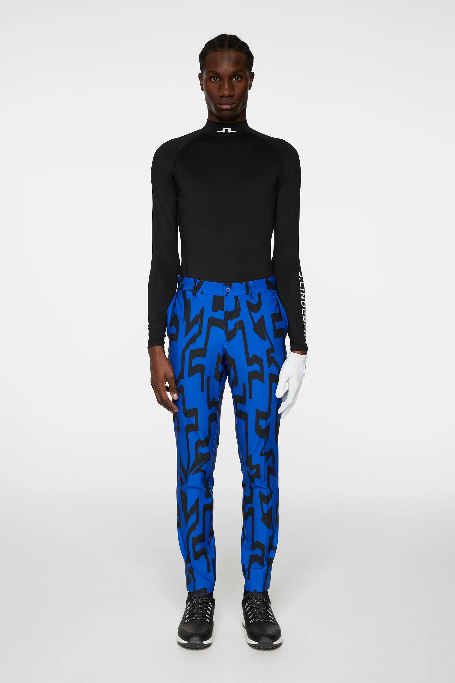 Ellott Print Pant / Glitch Bridge Blue - Image 4