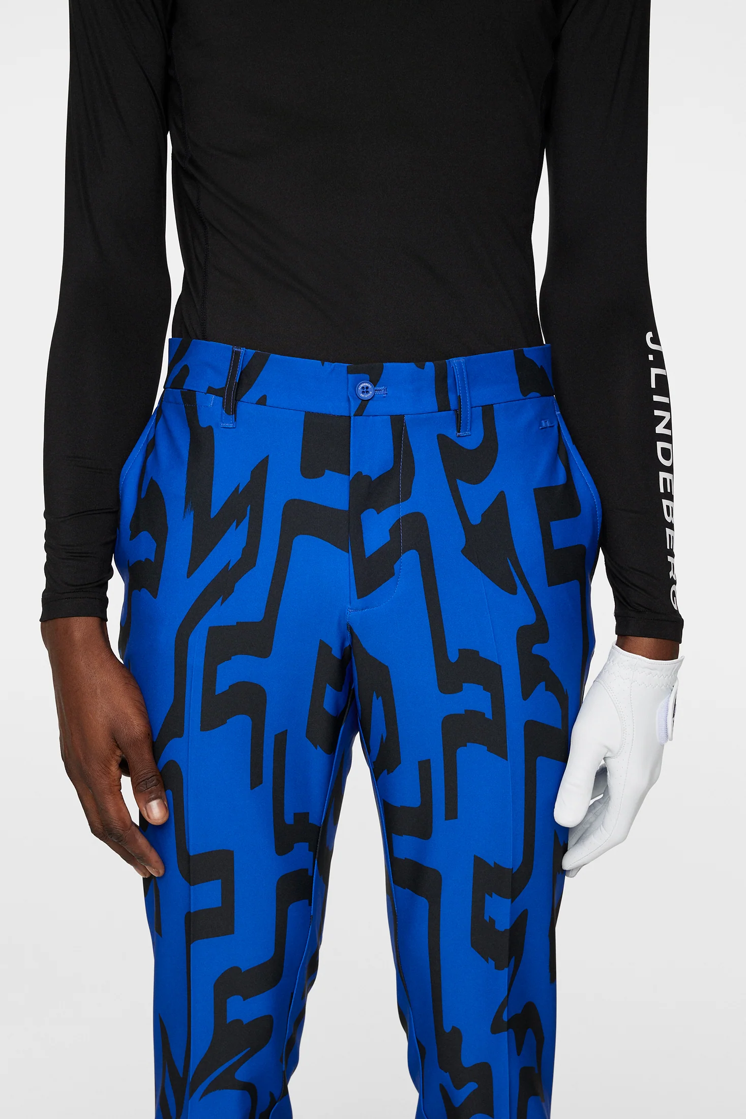Ellott Print Pant / Glitch Bridge Blue - Image 5