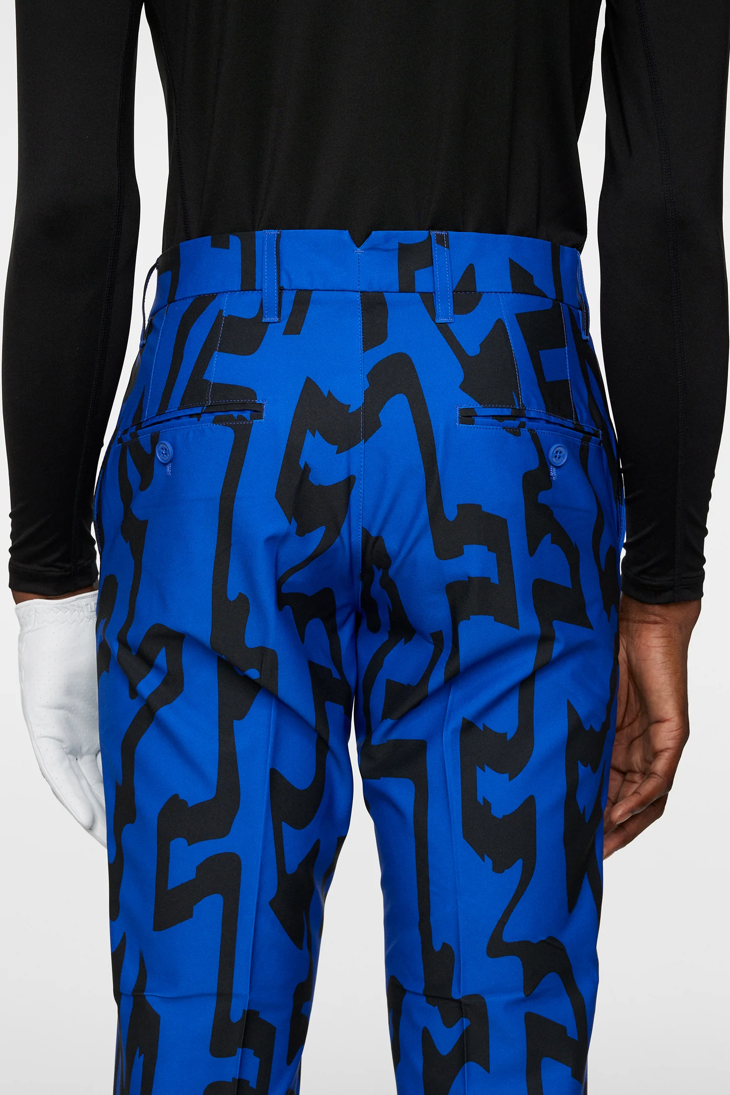 Ellott Print Pant / Glitch Bridge Blue - Image 6