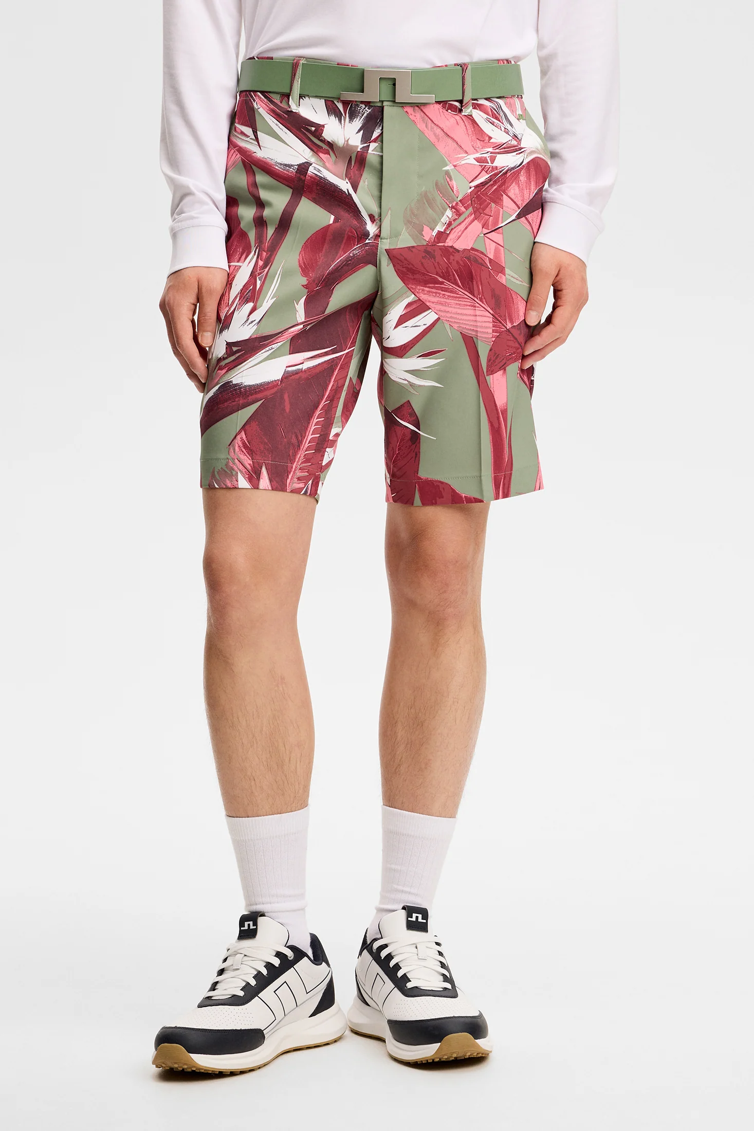 Eloy Print Shorts / Paradise Hedge Green M - Image 3
