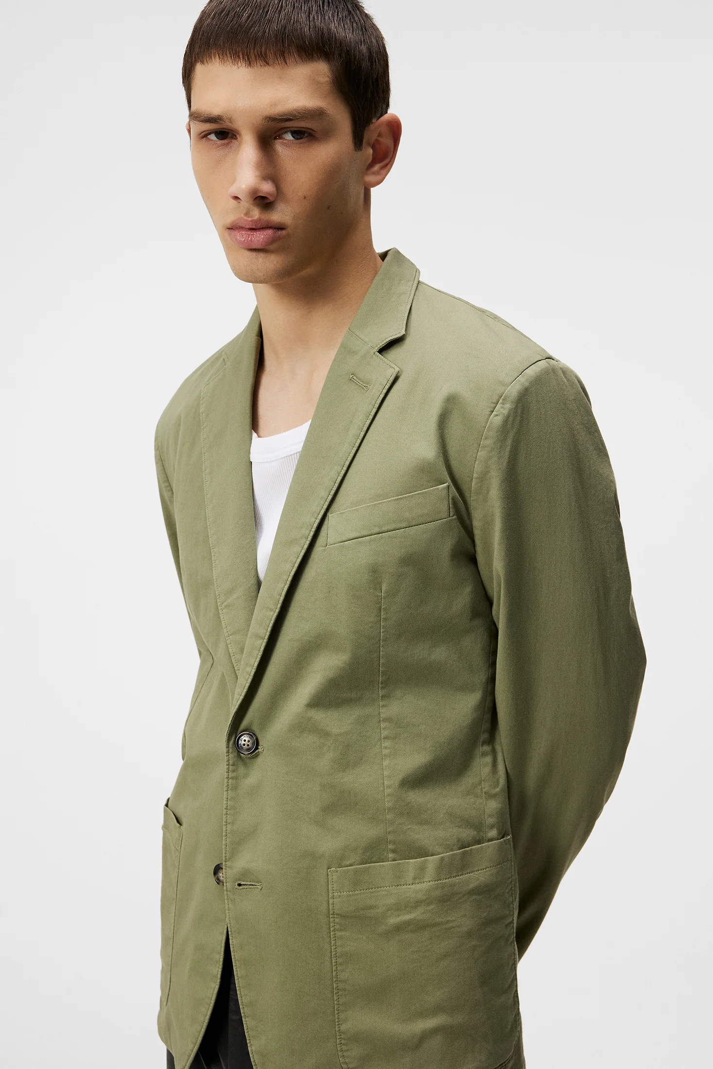 Elton GMT Dyed Blazer / Oil Green - Image 5