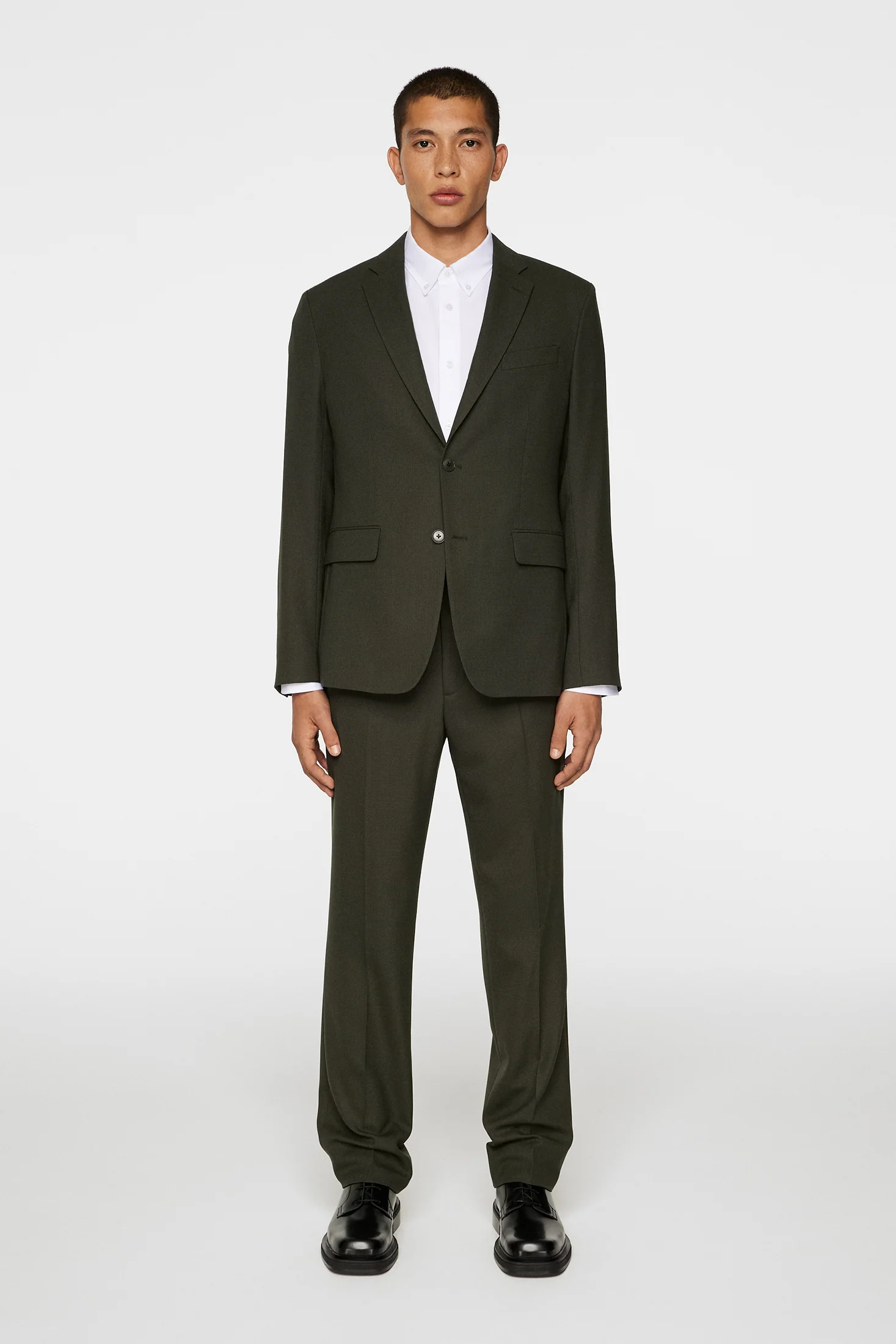 Elton U Active Hopsack Blazer / Forest Green - Image 4