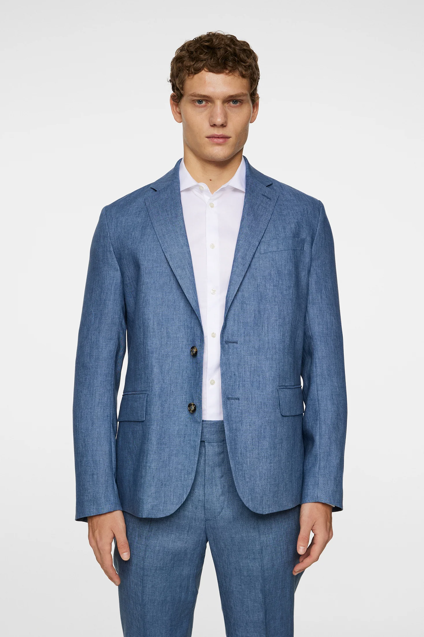 Elton U Super Linen Blazer / Rain Washed - Image 2