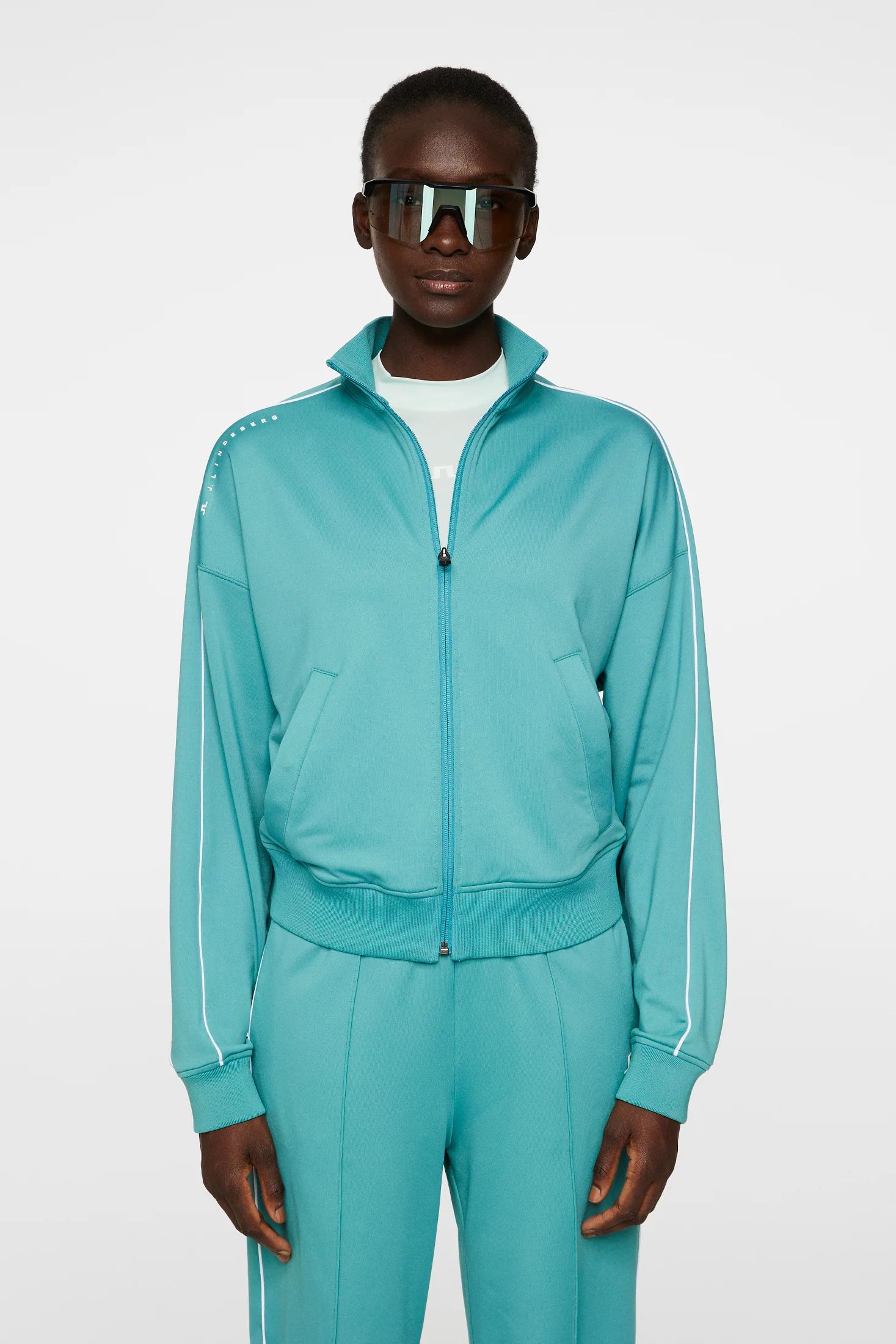 Emiliana Track Jacket / Teal - Image 3