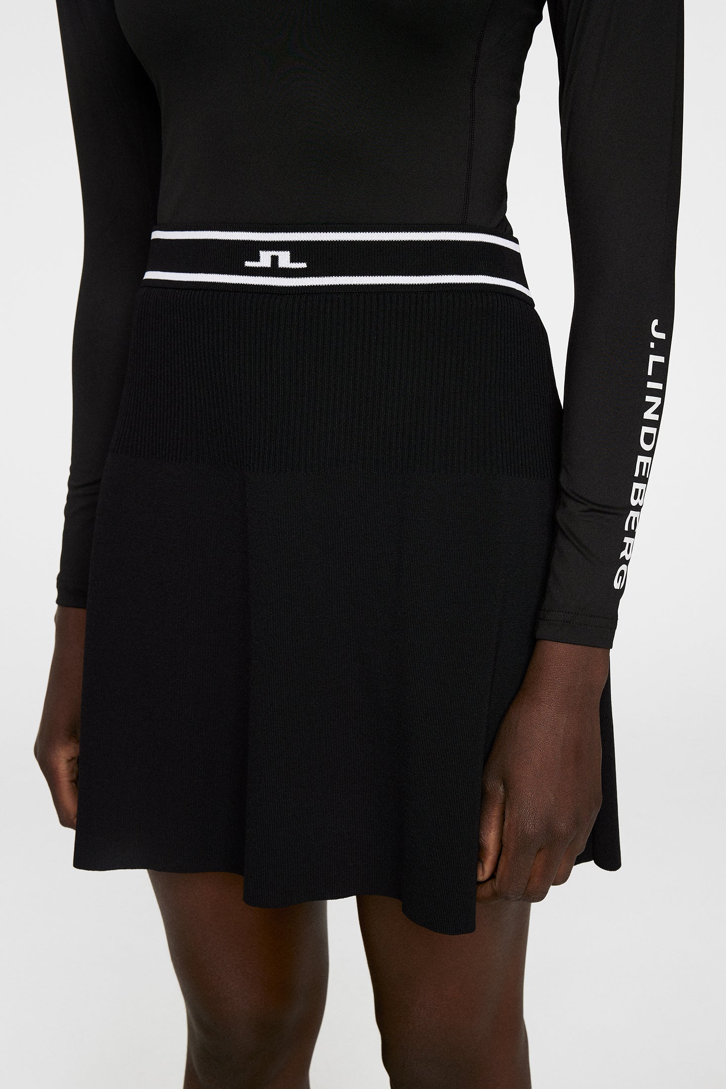 Emma Knitted Skirt / Black - Image 5