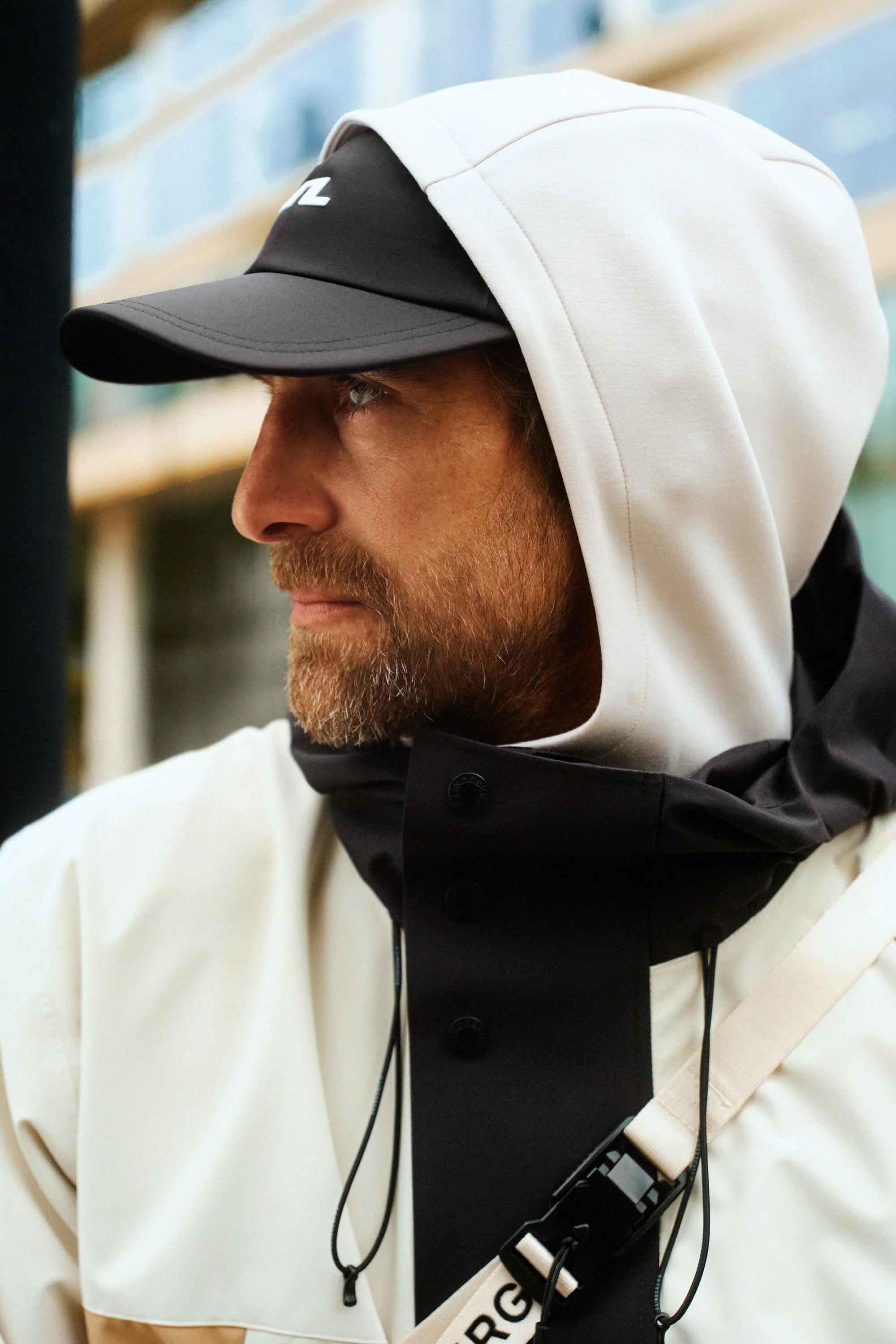 Fabio color block jkt / Black - Image 7