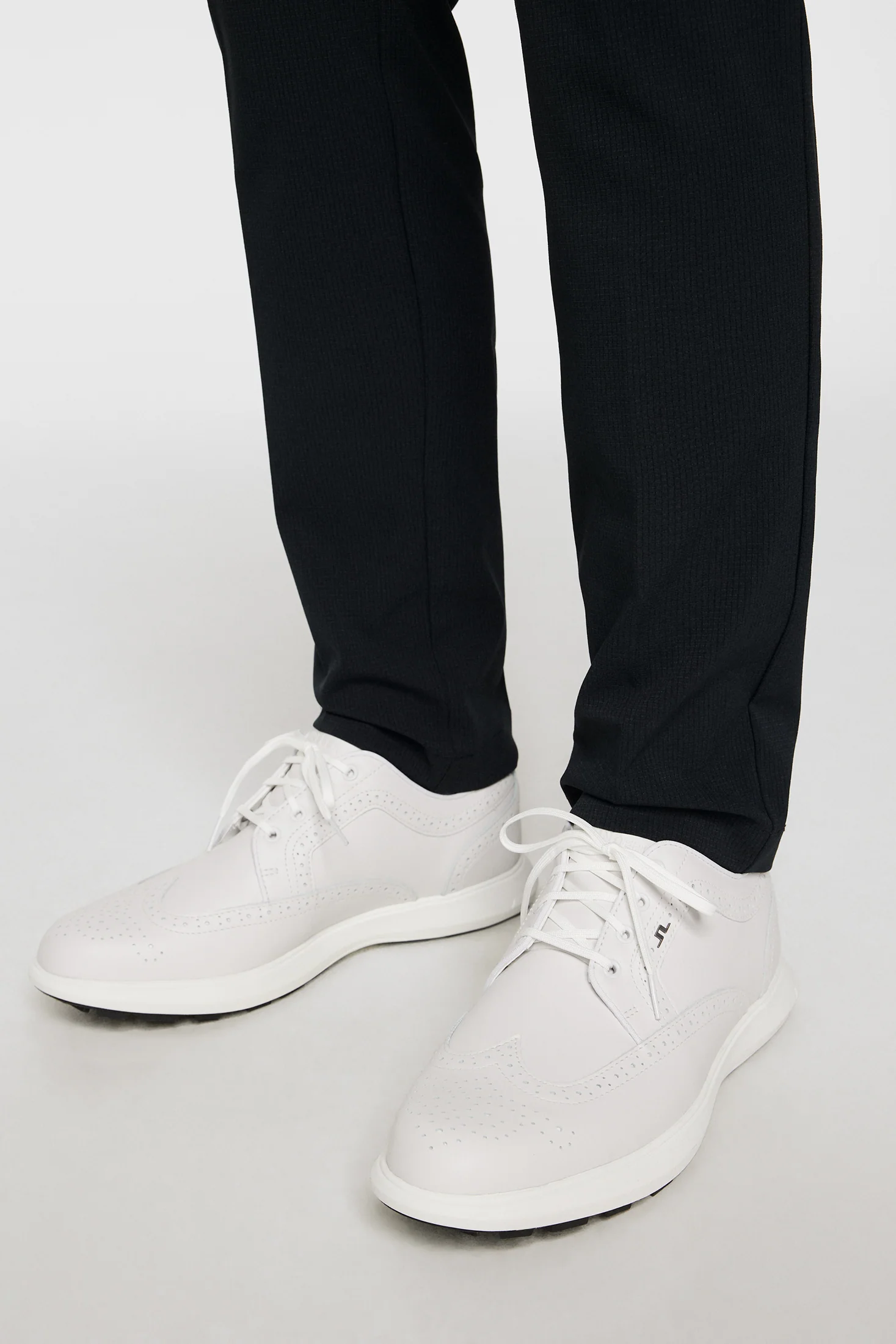 Fairway Brogue Golf Sneaker / White - Image 3