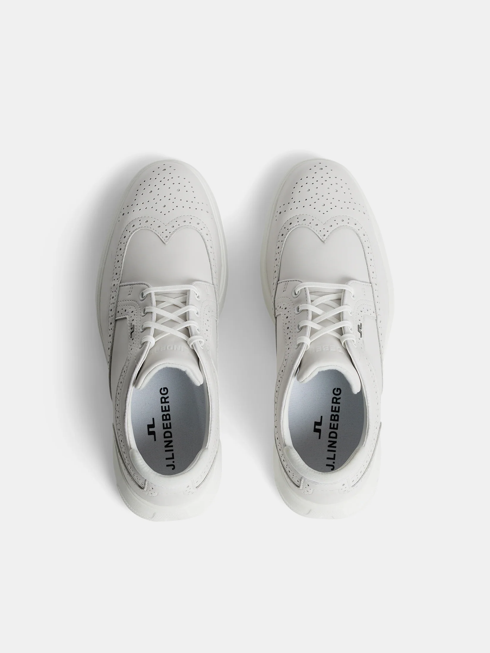 Fairway Brogue Golf Sneaker / White - Image 3