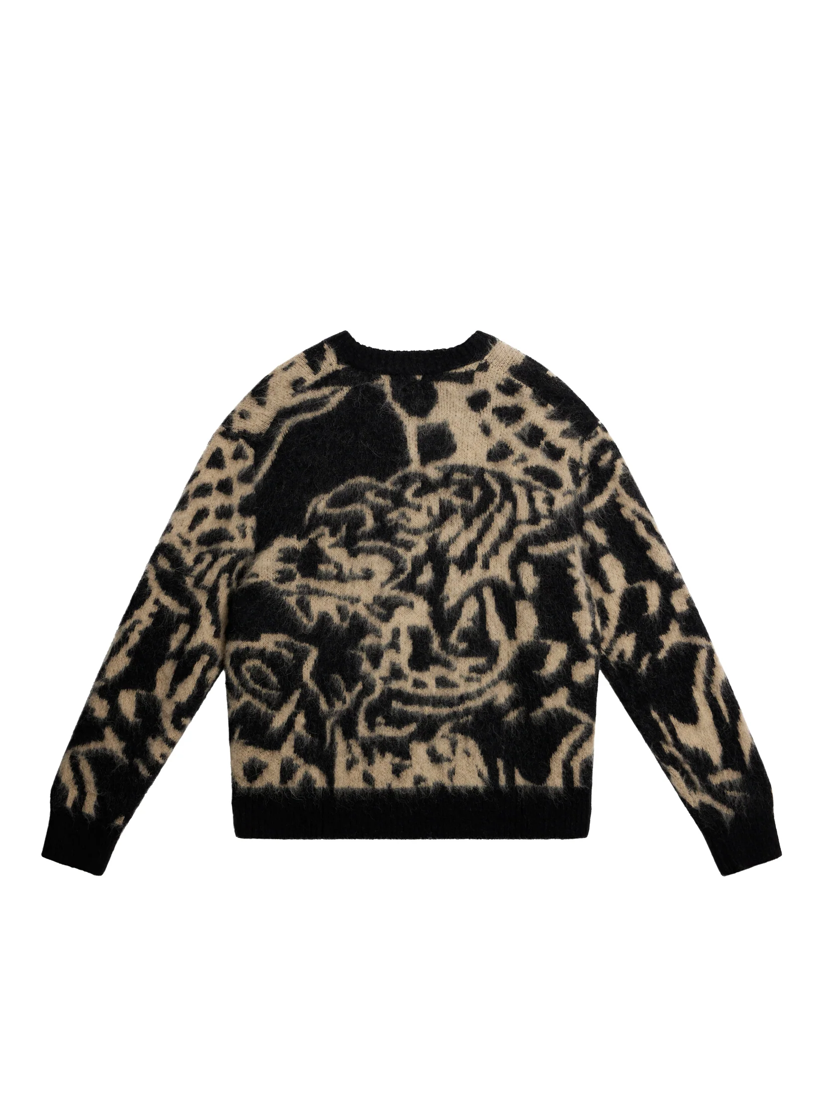 Falkor Jacquard Knit Sweater / Black - Image 2