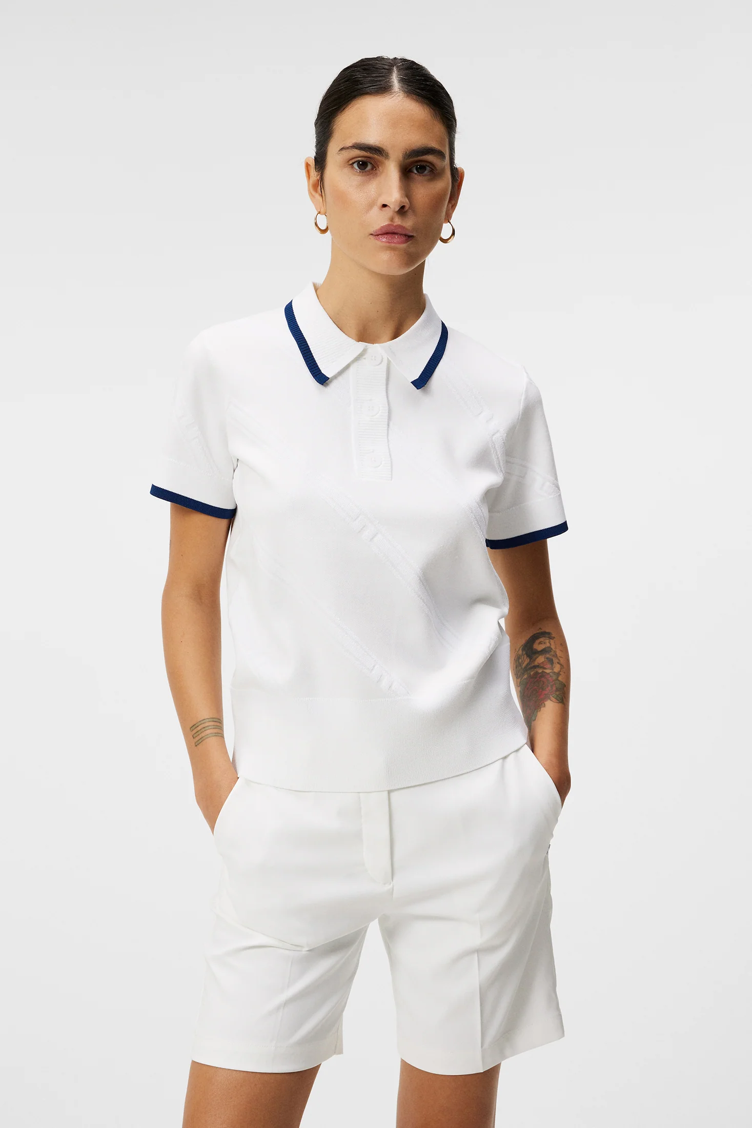 Feline Knitted Shirt / White - Image 2