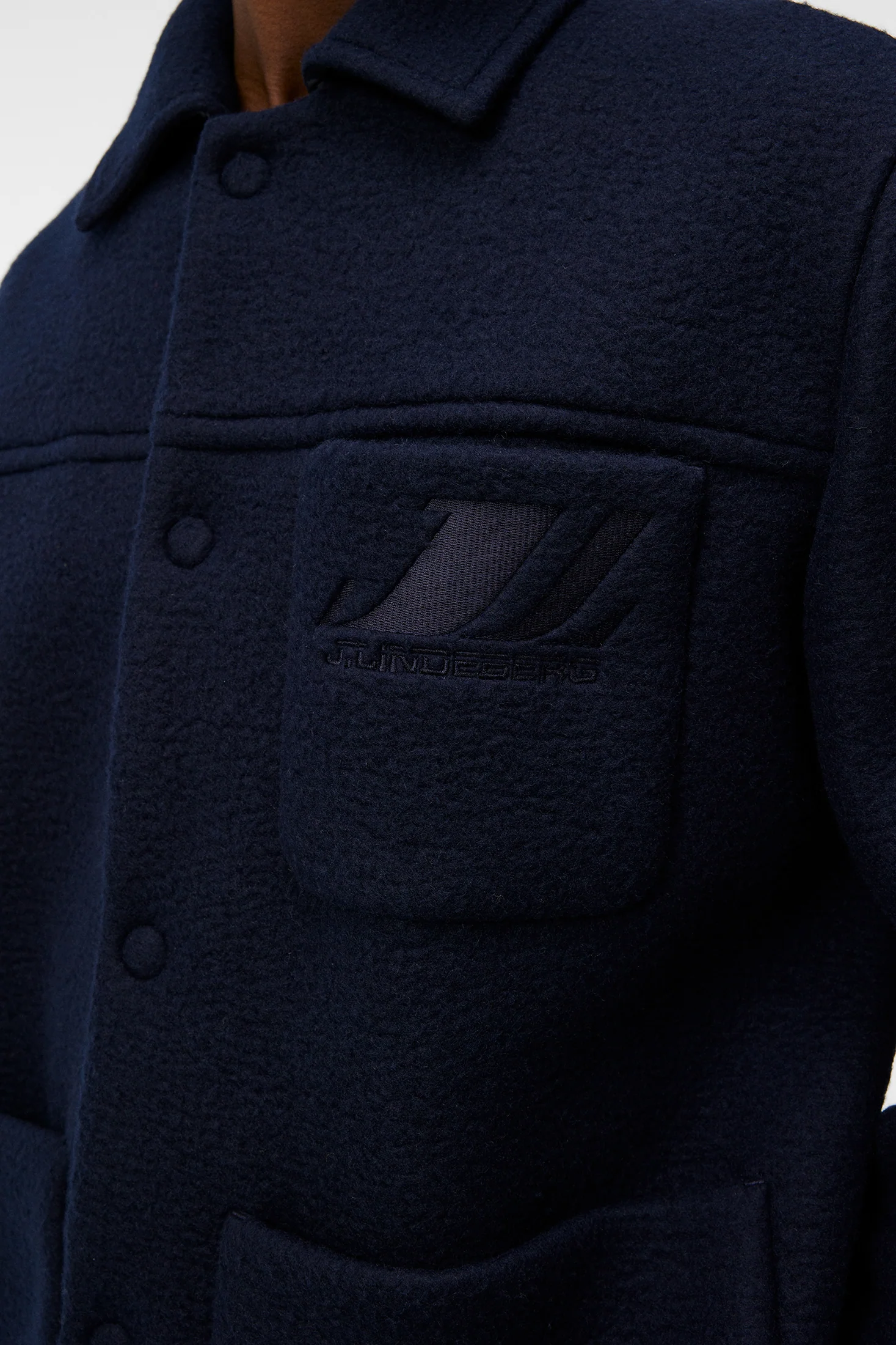 Ferdi Wool Mix Jacket / JL Navy - Image 6