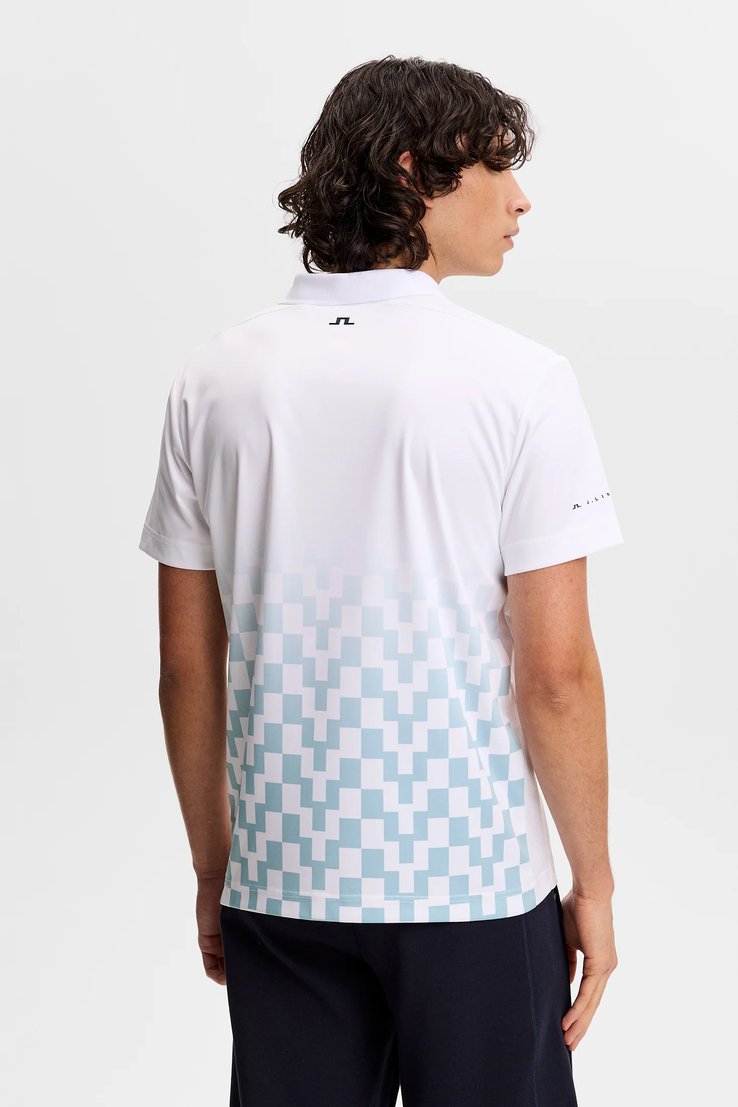 Finn Print Polo / Finn Fade White - Image 4