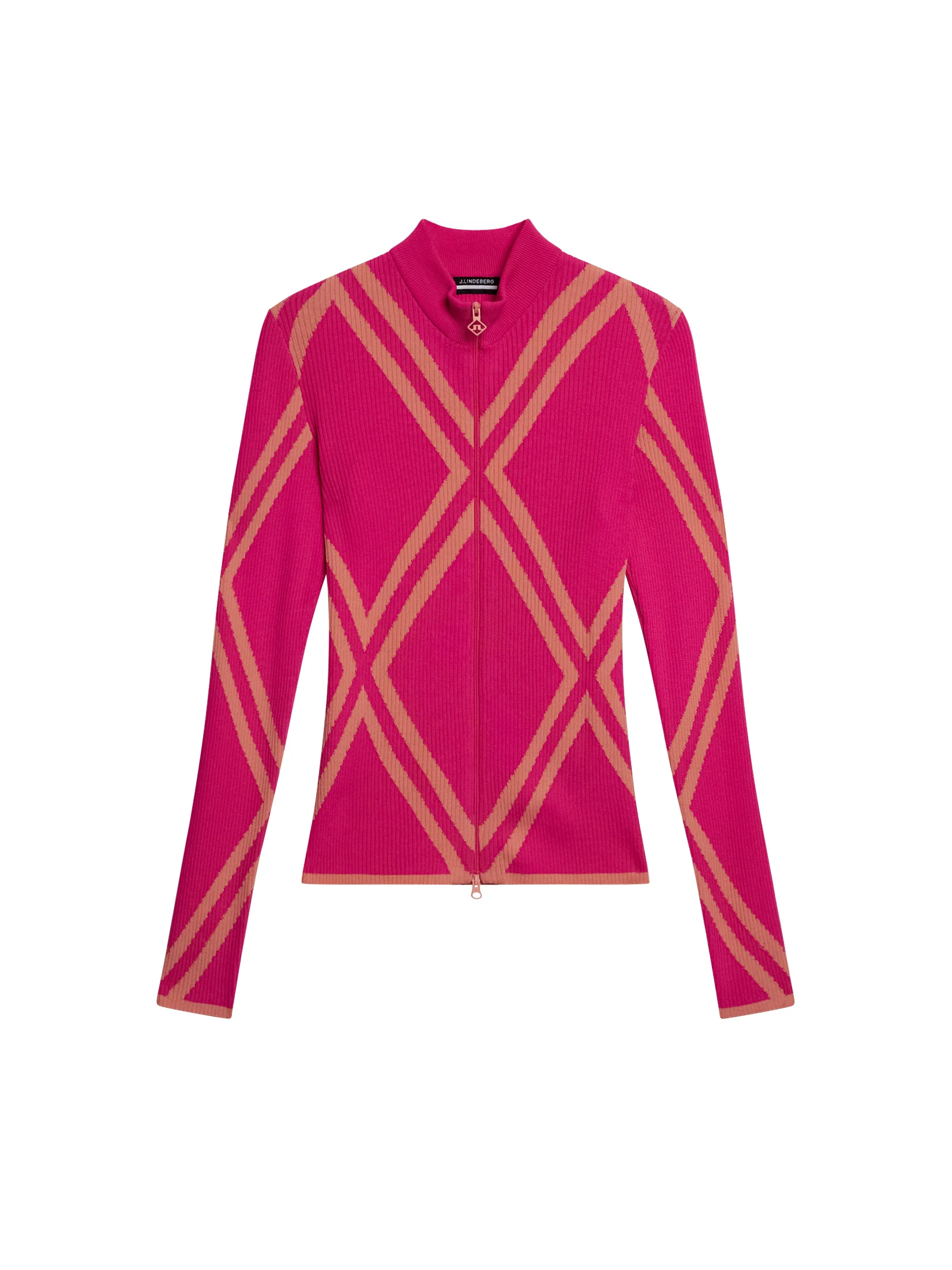 Flora Knitted Sweater / Fuchsia Purple