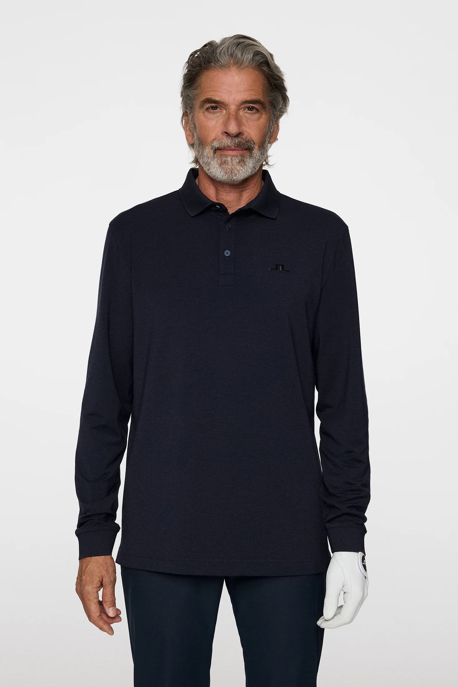 Florian LS Polo / Navy Melange - Image 2