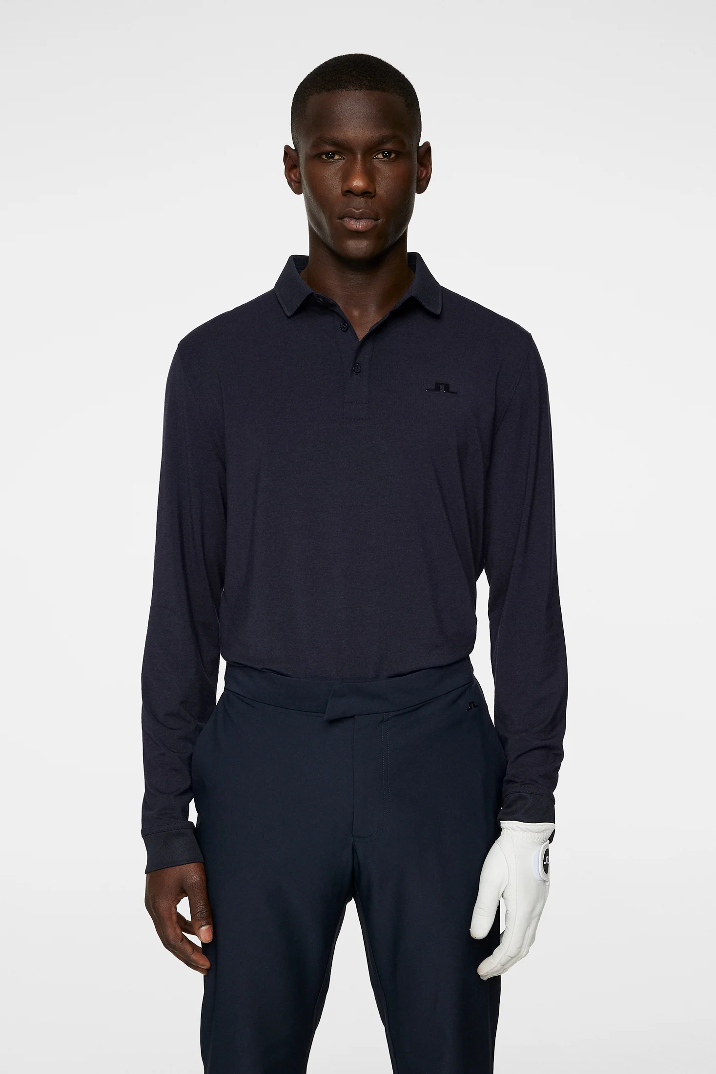 Florian LS Polo / Navy Melange - Image 2