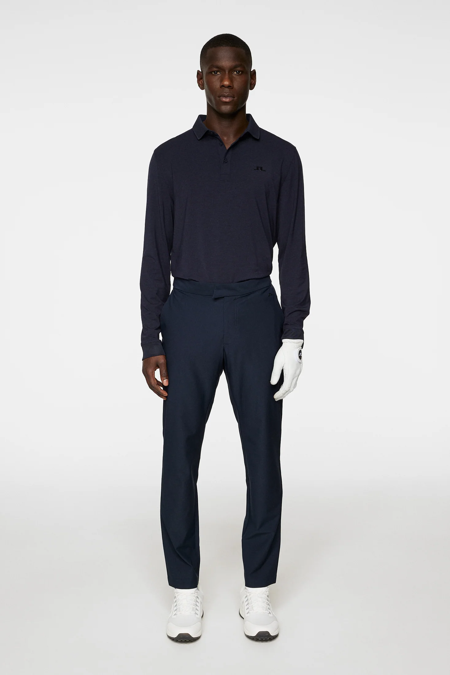 Florian LS Polo / Navy Melange - Image 4